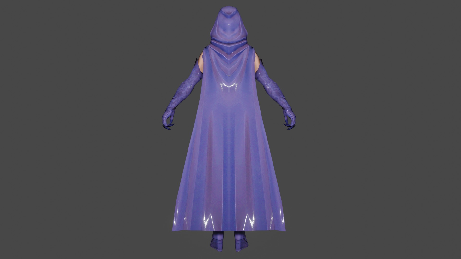 Raven Low-poly 3D model_4