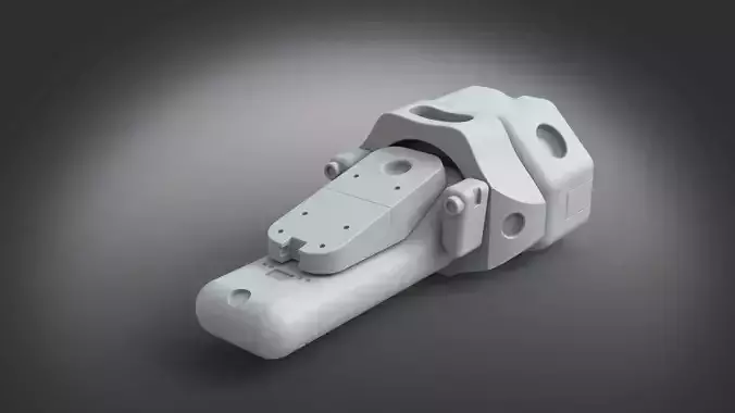 Mechanical part transporter 3D model