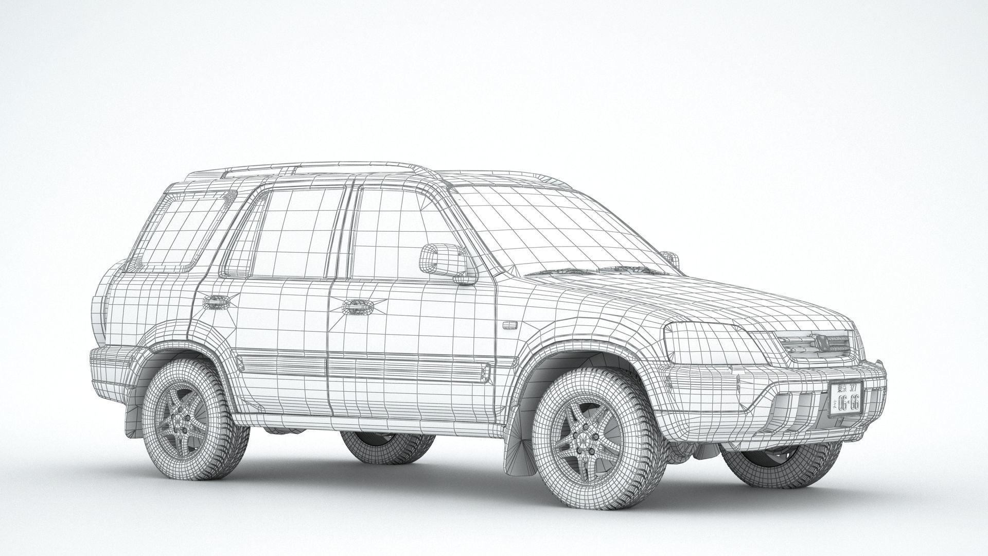 Honda CR-V 1998 3D model_12