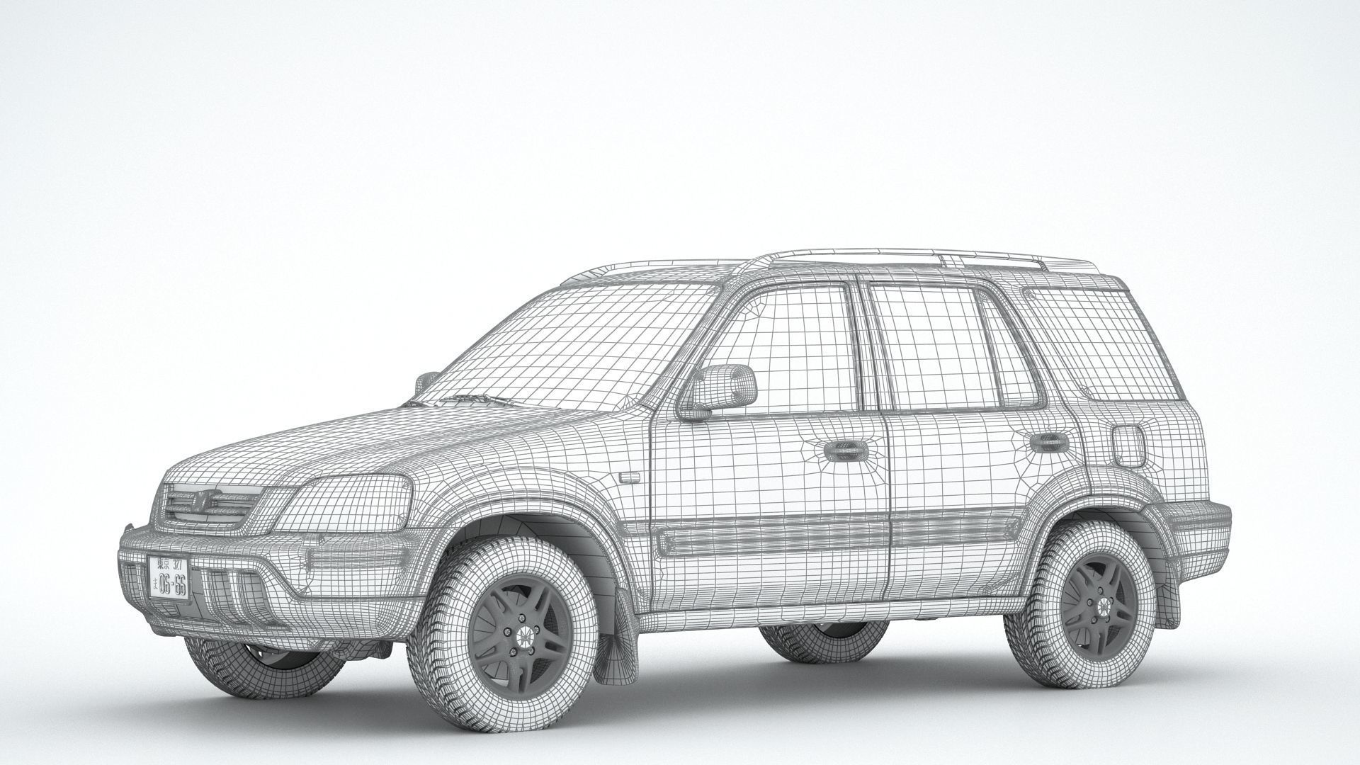 Honda CR-V 1998 3D model_11