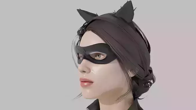 Cat Woman 3D model
