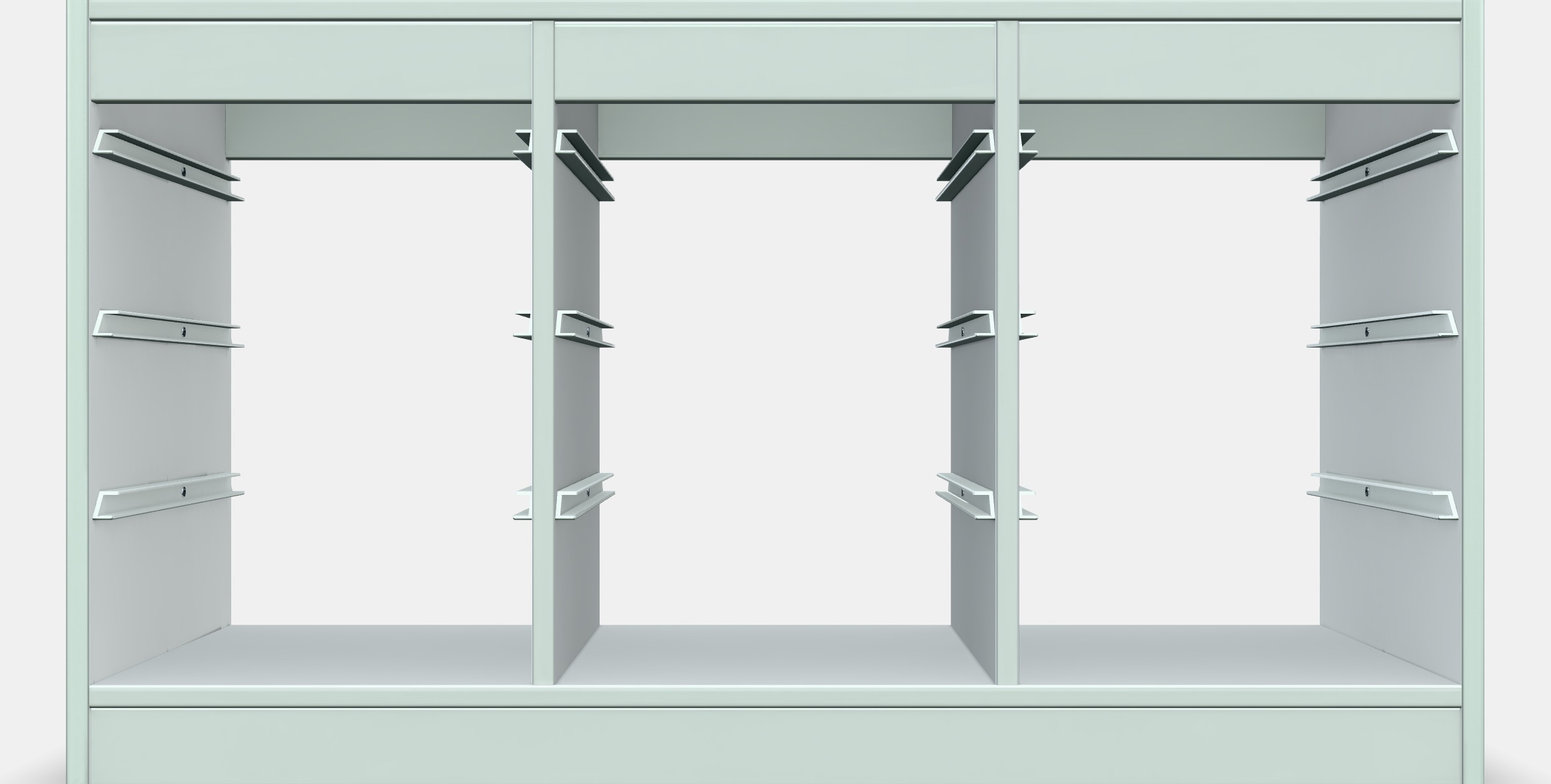 TROFAST Frame Low-poly 3D model_11