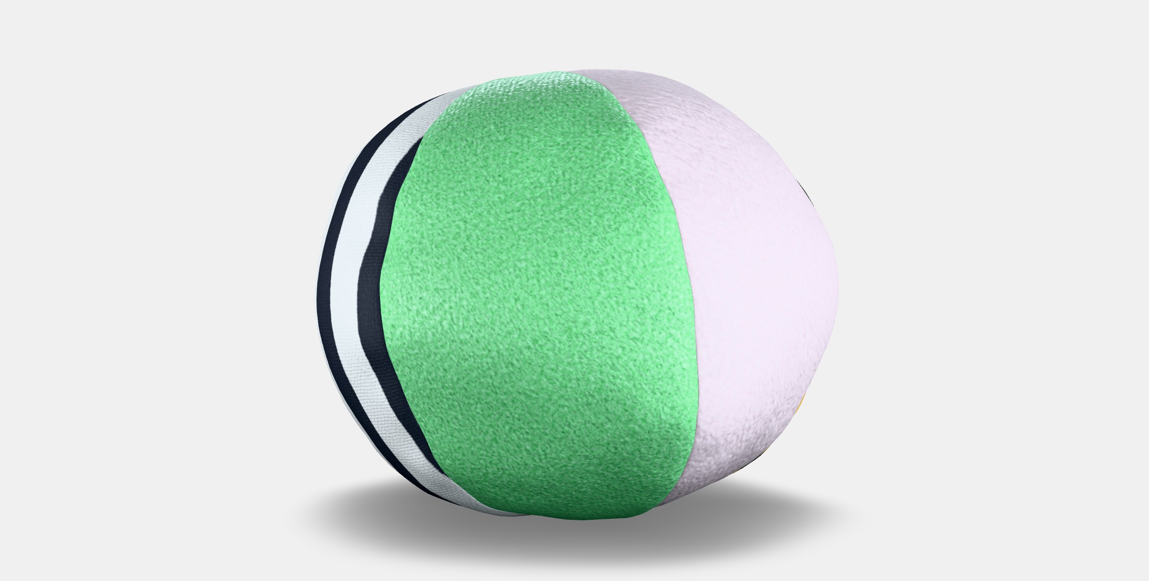 KLAPPA Soft toy ball Low-poly 3D model_12