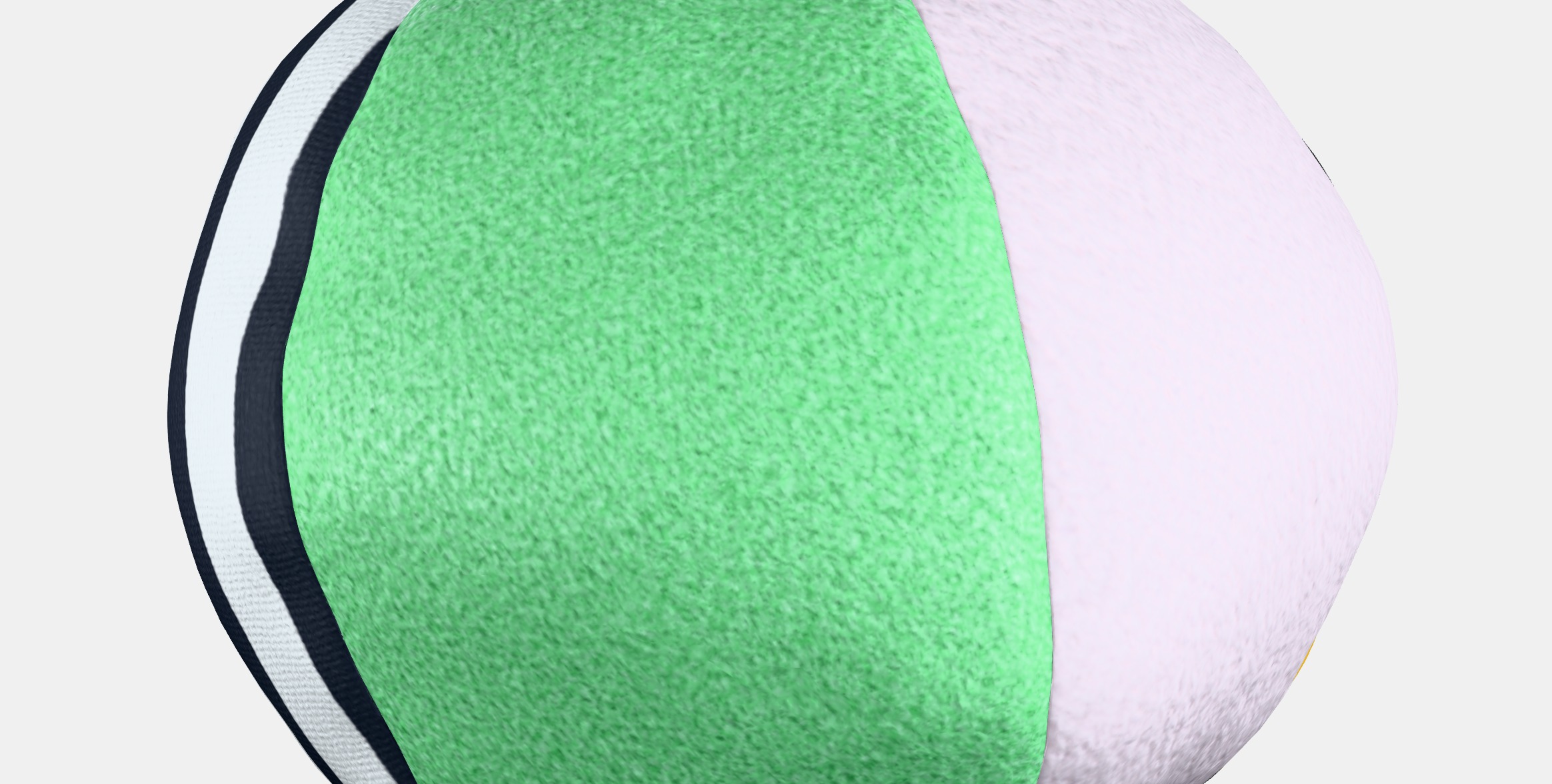 KLAPPA Soft toy ball Low-poly 3D model_16