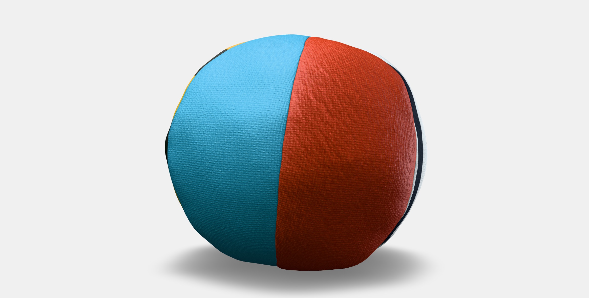 KLAPPA Soft toy ball Low-poly 3D model_8