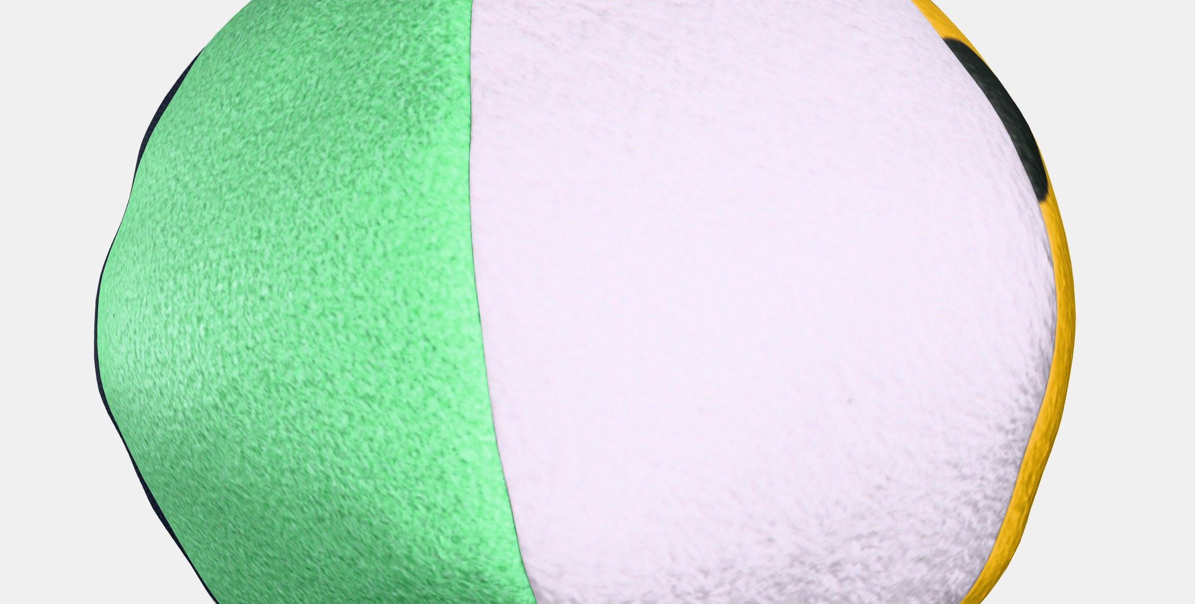 KLAPPA Soft toy ball Low-poly 3D model_6