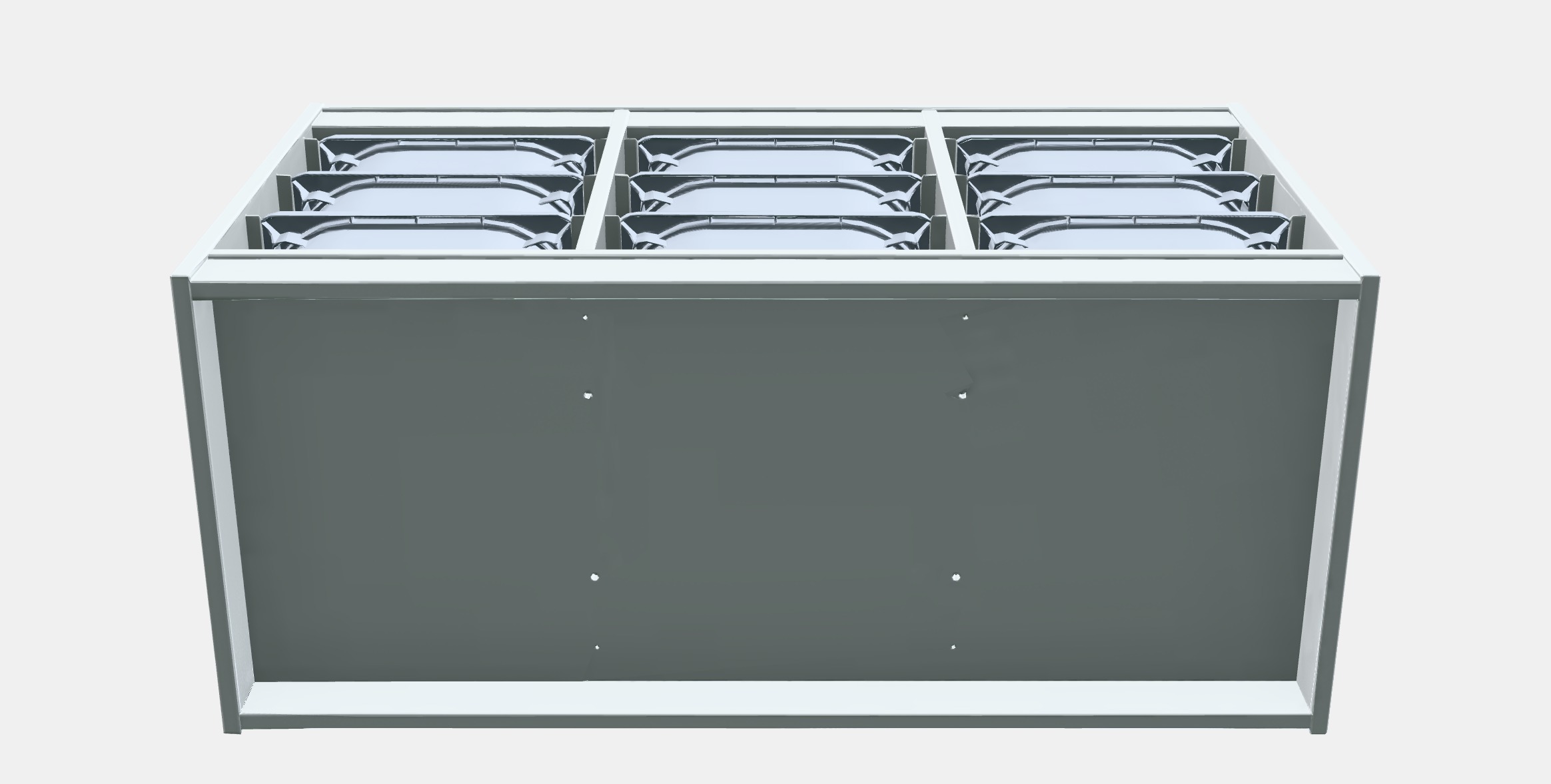 TROFAST Storage combination with boxes 3 Low-poly 3D model_8