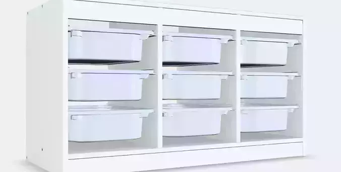 TROFAST Storage combination with boxes 3