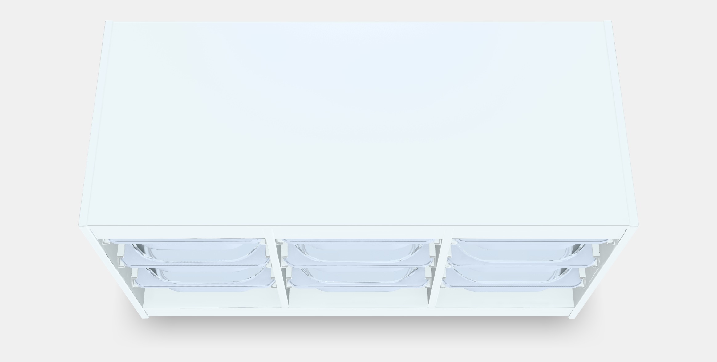 TROFAST Storage combination with boxes 3 Low-poly 3D model_7