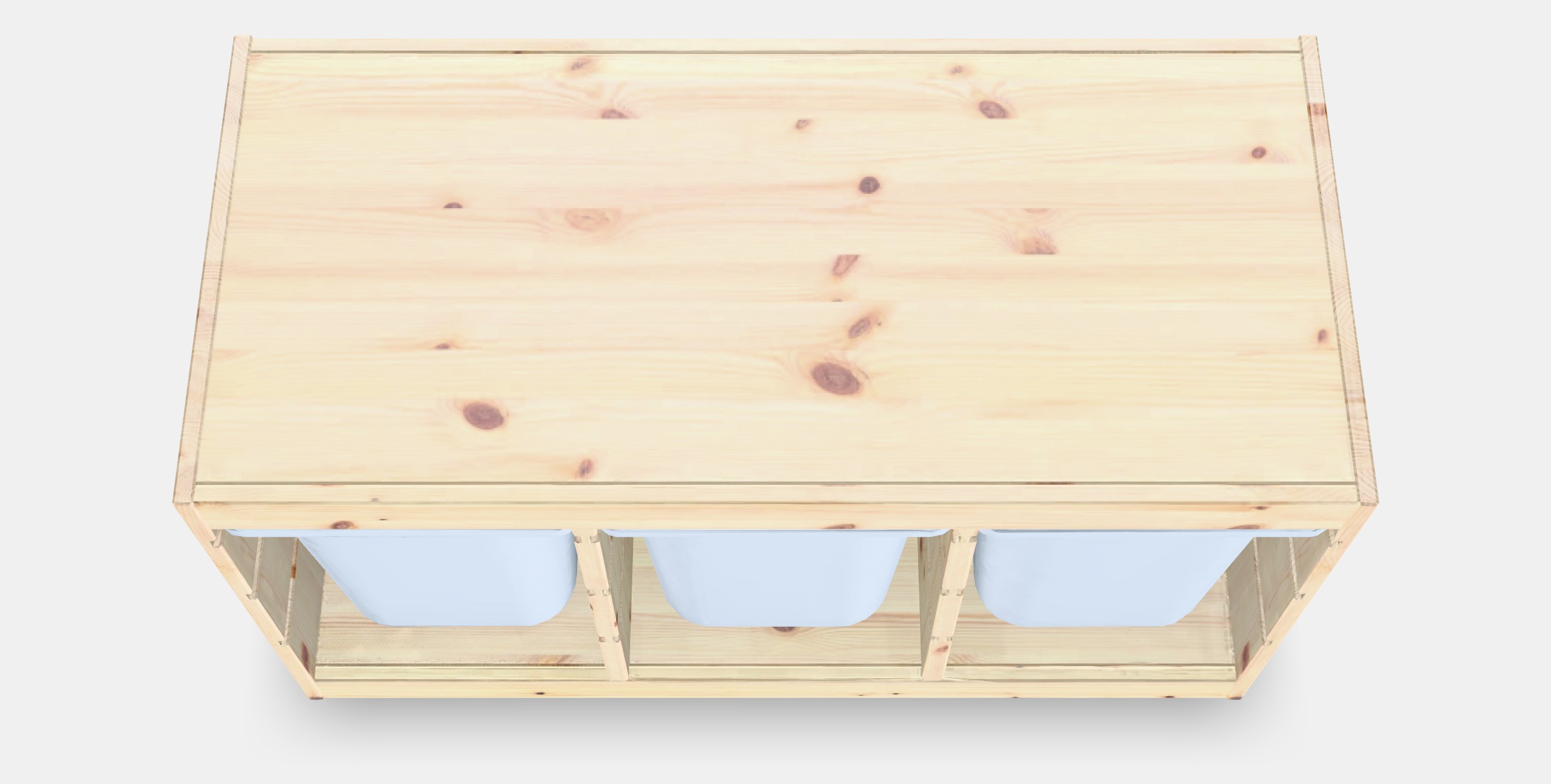 TROFAST Storage combination with boxes 4 Low-poly 3D model_7