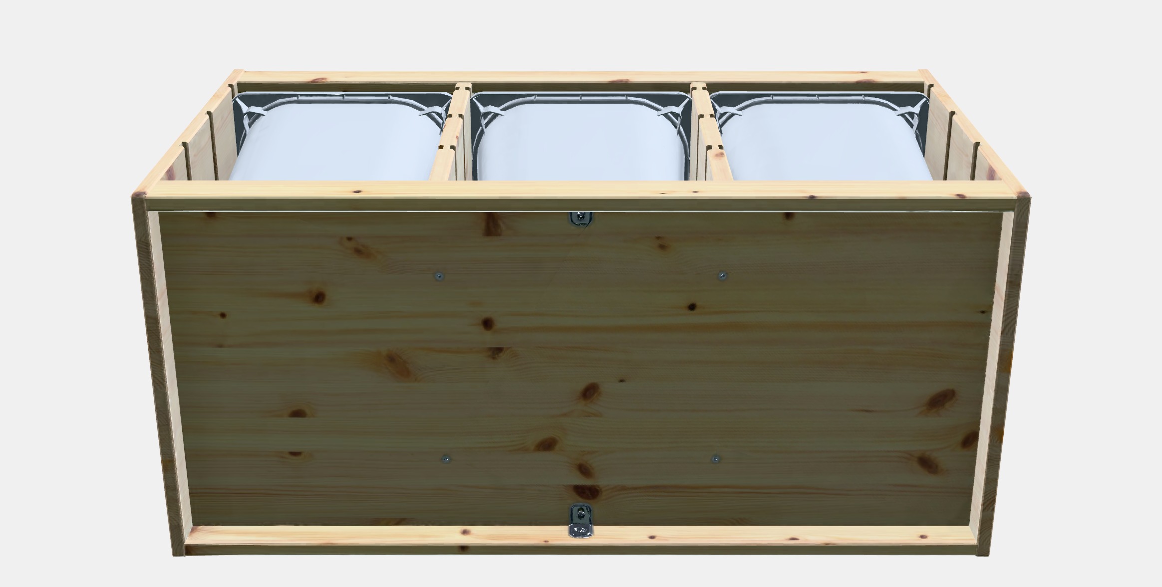 TROFAST Storage combination with boxes 4 Low-poly 3D model_11