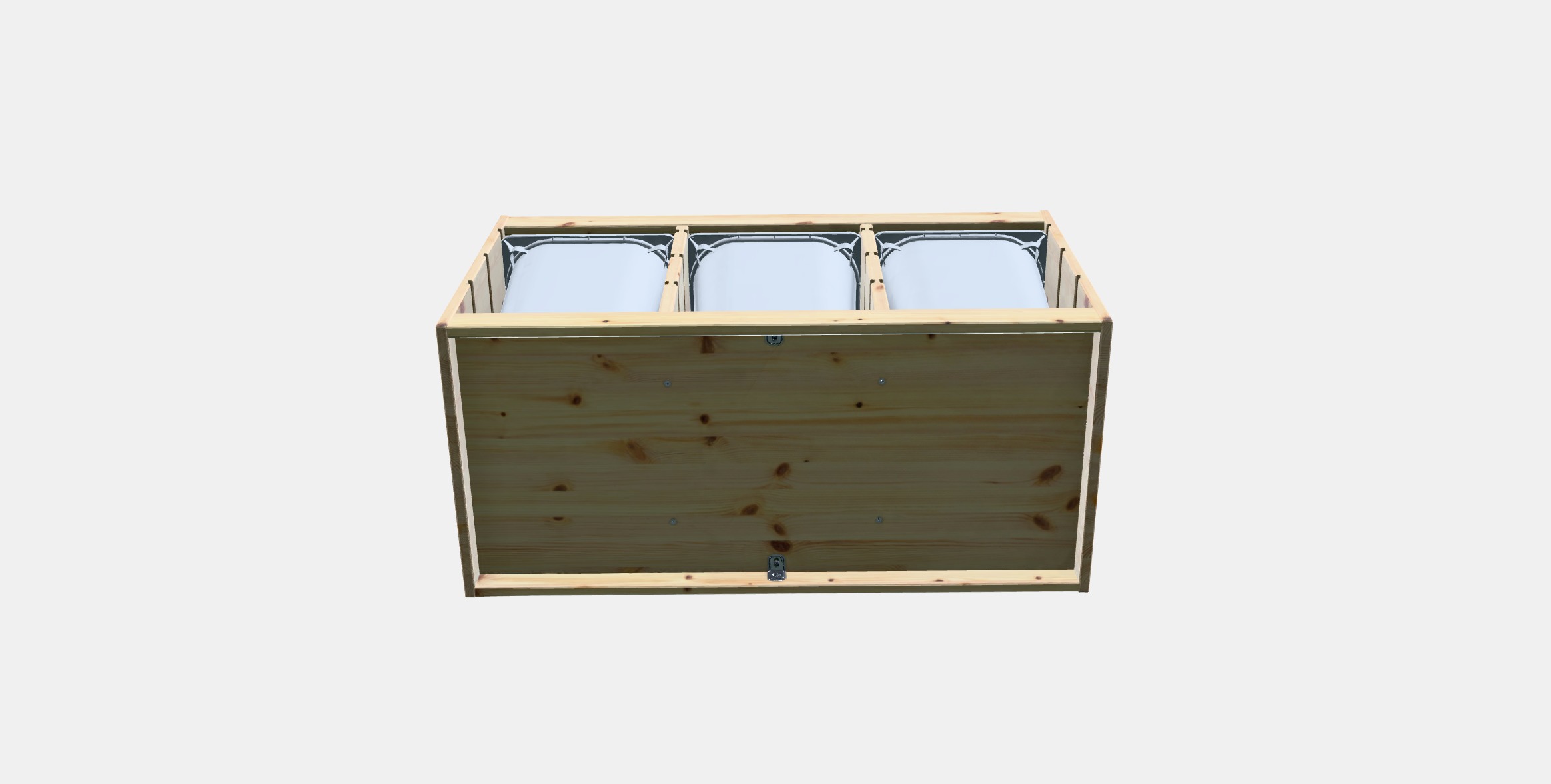 TROFAST Storage combination with boxes 4 Low-poly 3D model_6