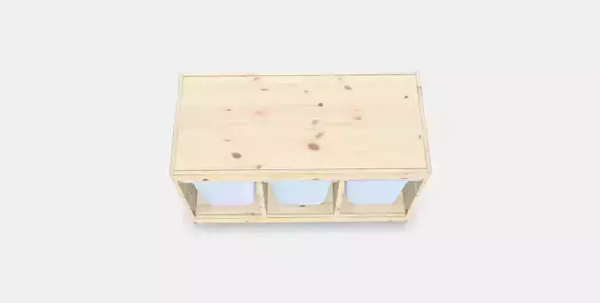 TROFAST Storage combination with boxes 4