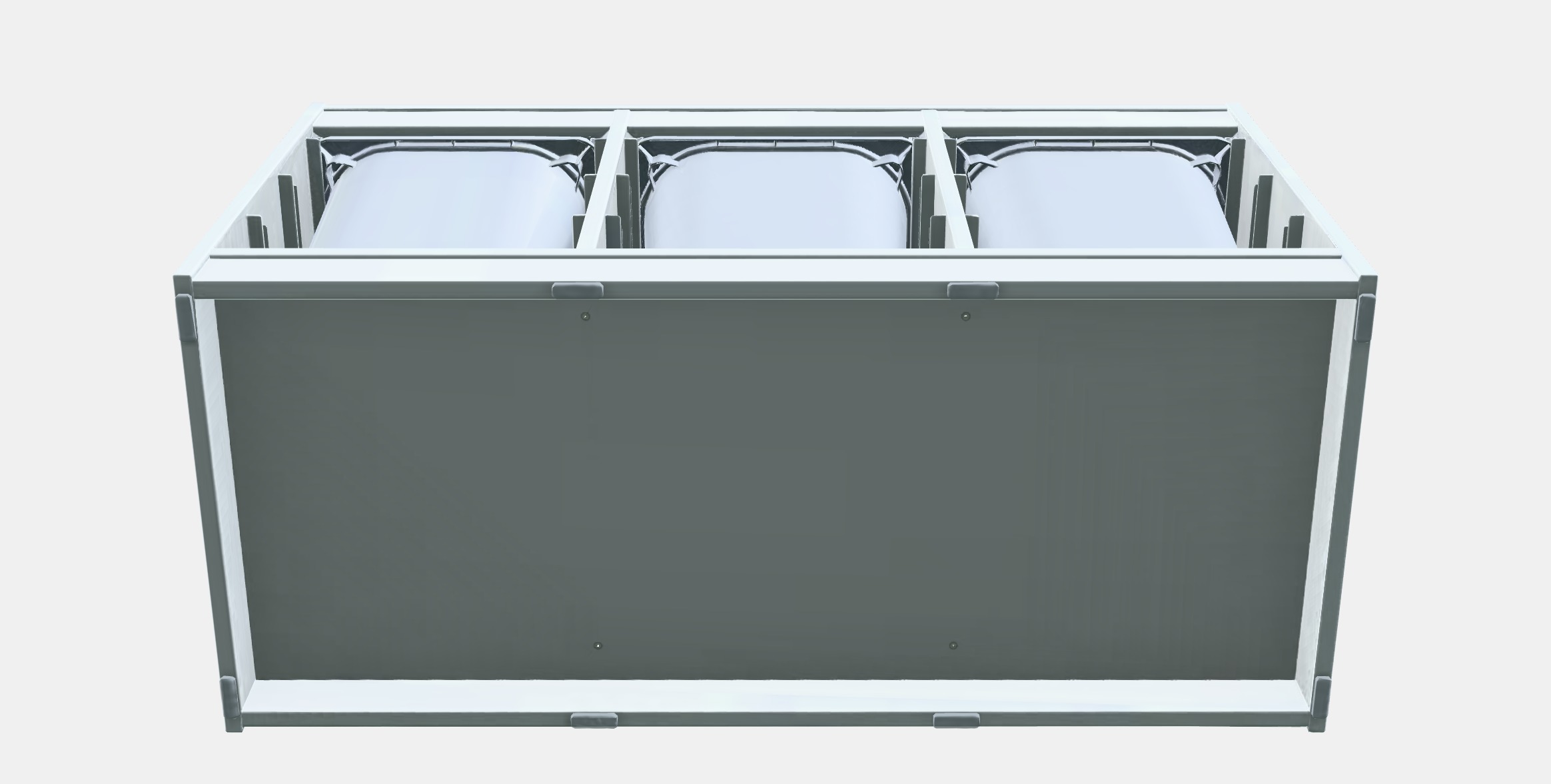 TROFAST Storage combination with boxes 5 Low-poly 3D model_11