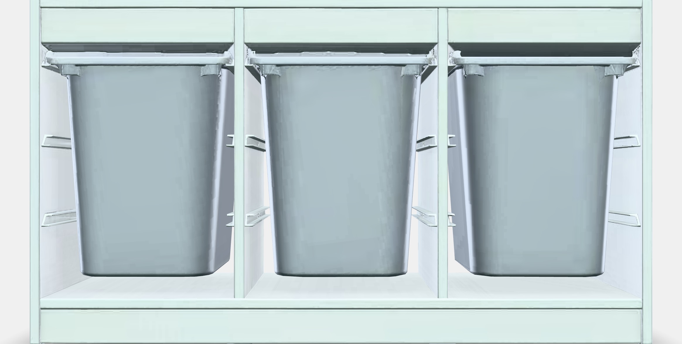 TROFAST Storage combination with boxes 5 Low-poly 3D model_10