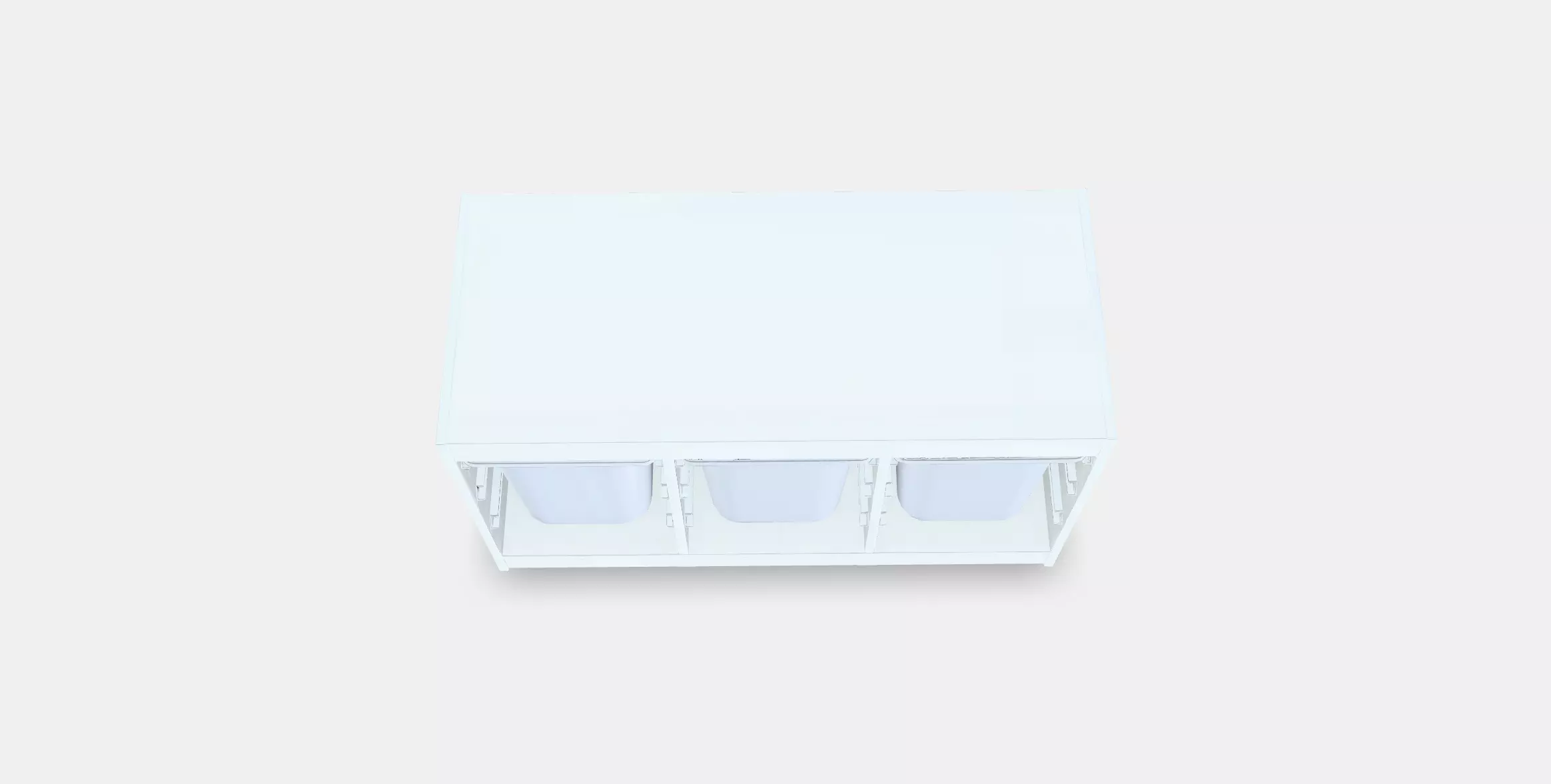 TROFAST Storage combination with boxes 5 Low-poly 3D model_0