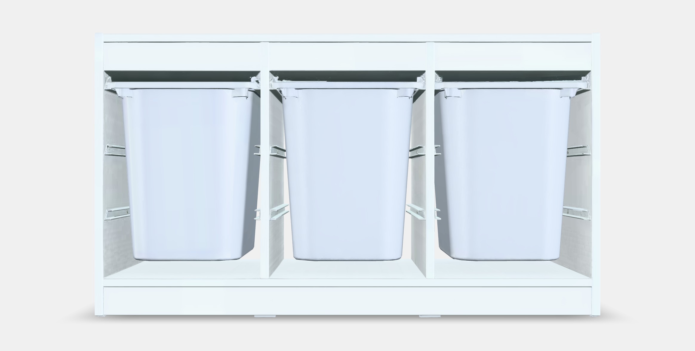 TROFAST Storage combination with boxes 5 Low-poly 3D model_14