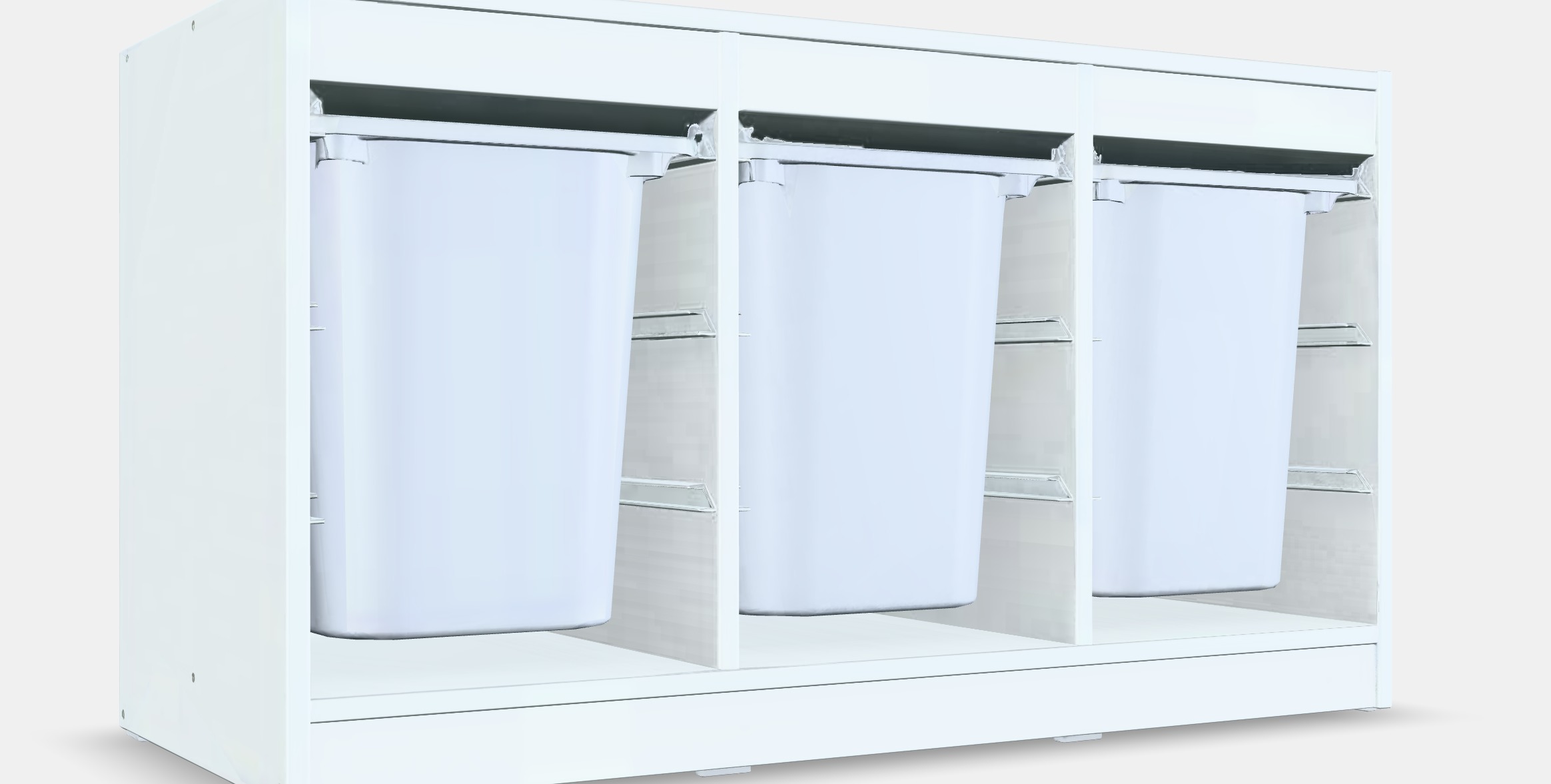 TROFAST Storage combination with boxes 5 Low-poly 3D model_2