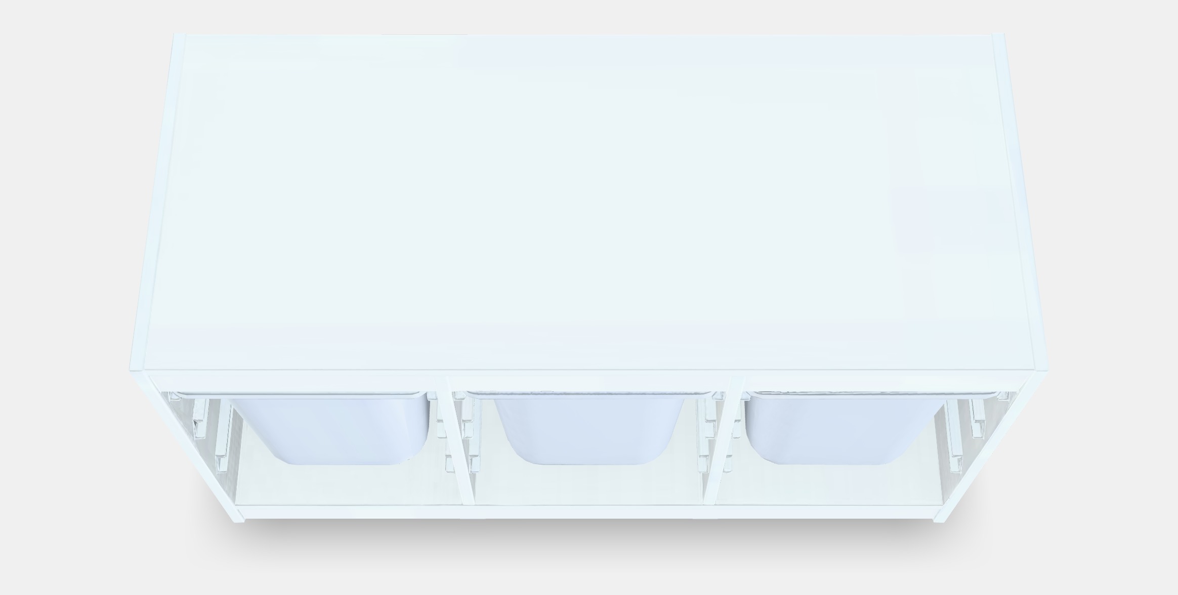 TROFAST Storage combination with boxes 5 Low-poly 3D model_4