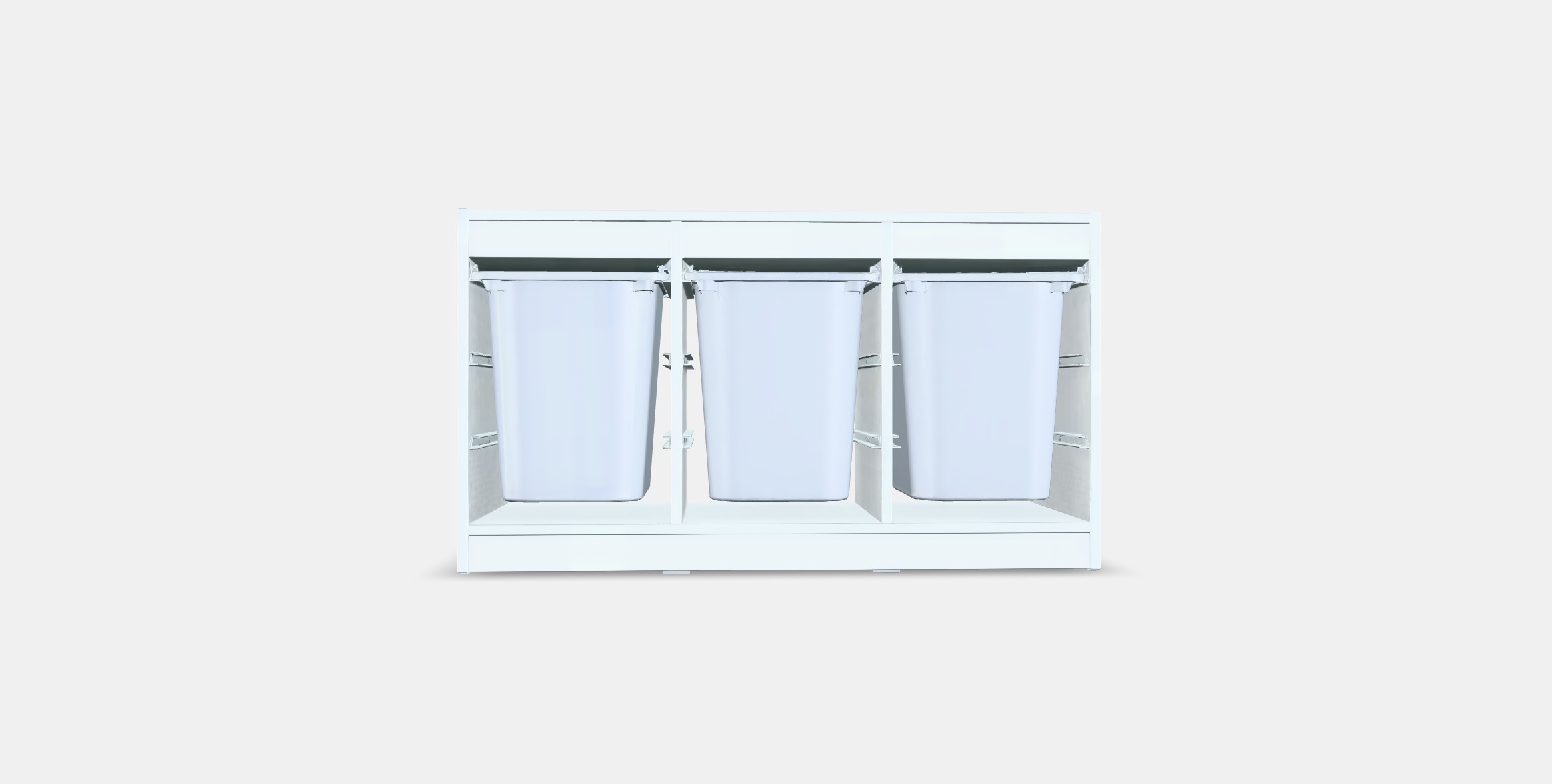 TROFAST Storage combination with boxes 5 Low-poly 3D model_13