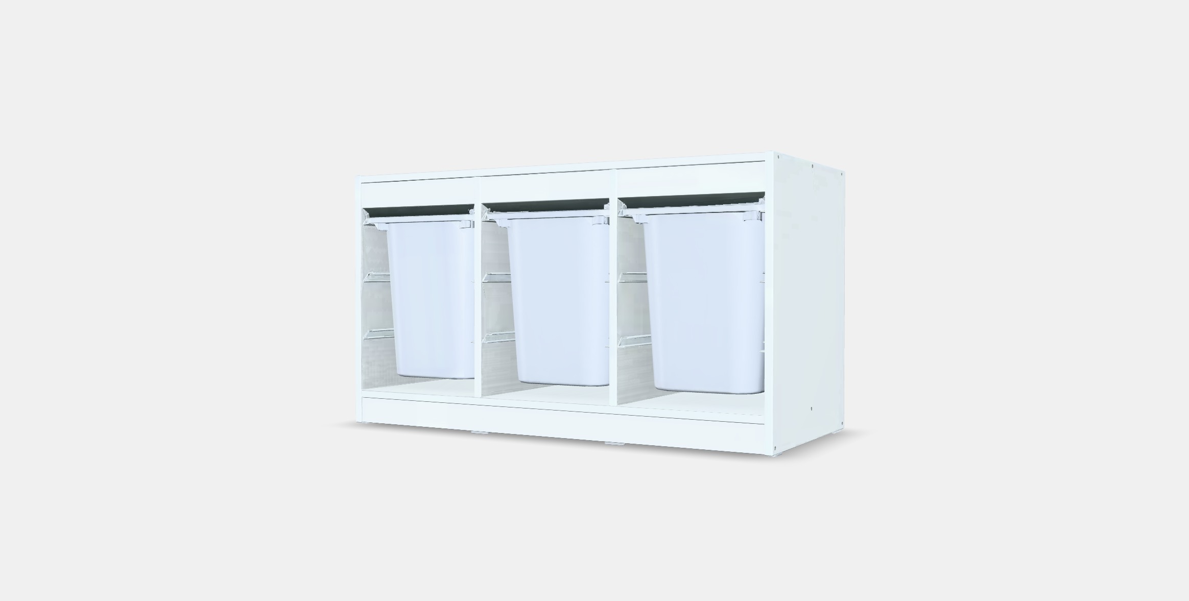 TROFAST Storage combination with boxes 5 Low-poly 3D model_5