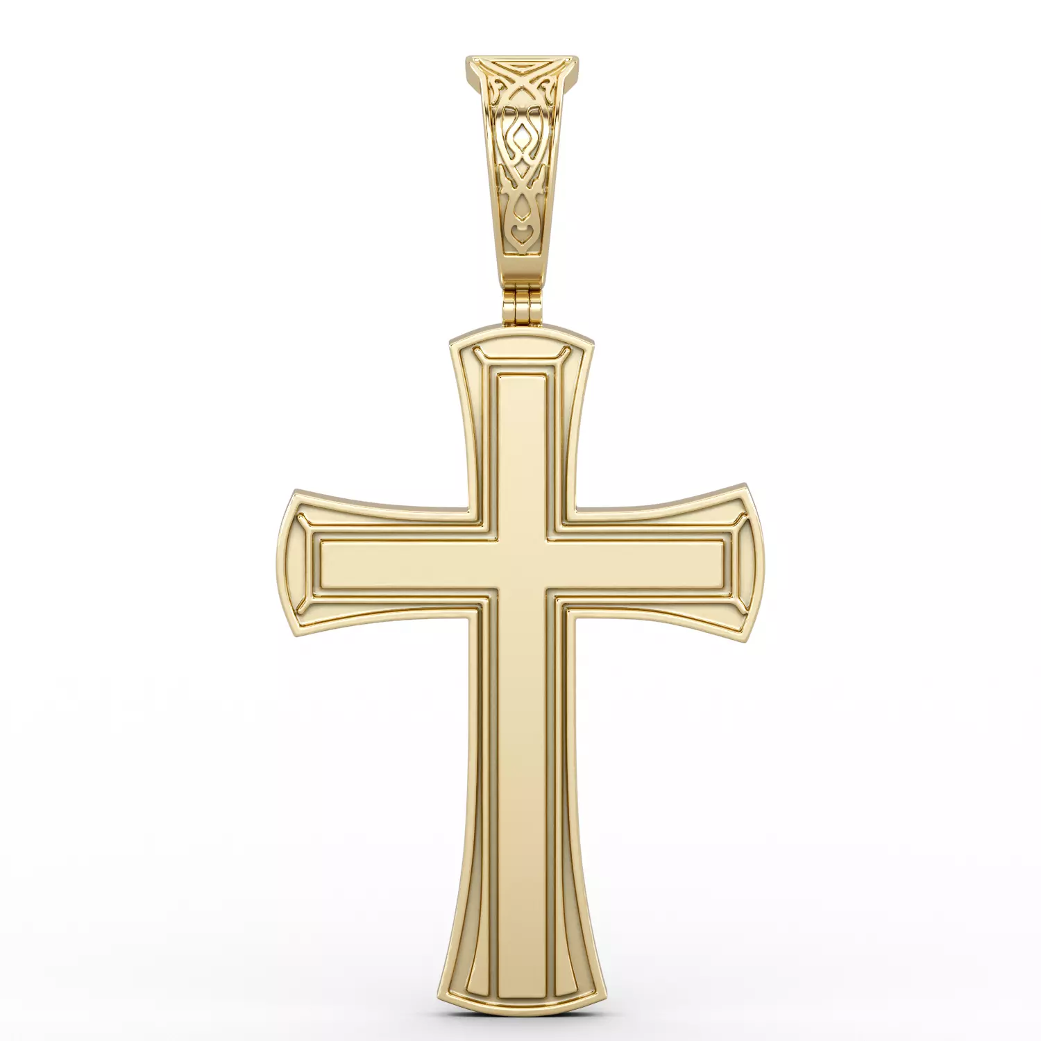 Church cross 3D print model_0