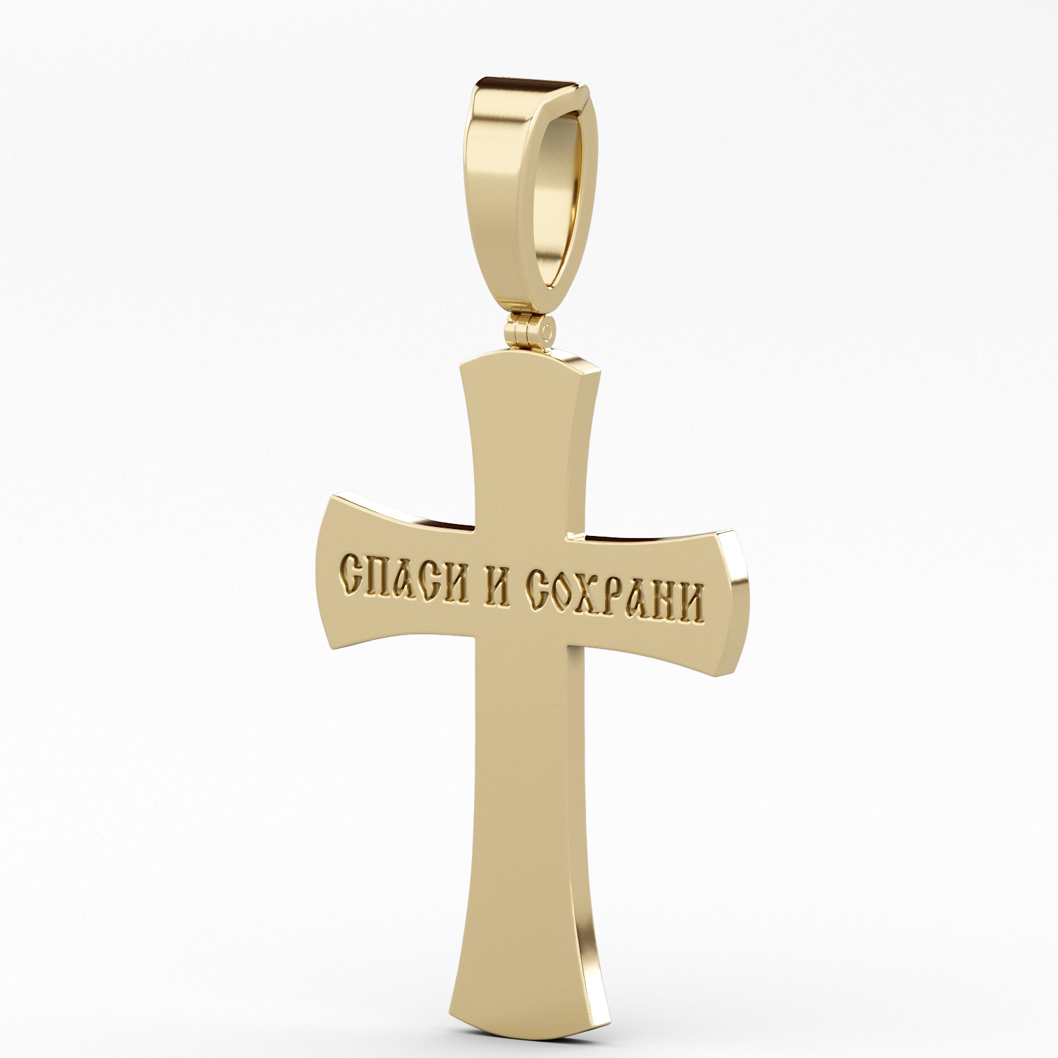 Church cross 3D print model_2