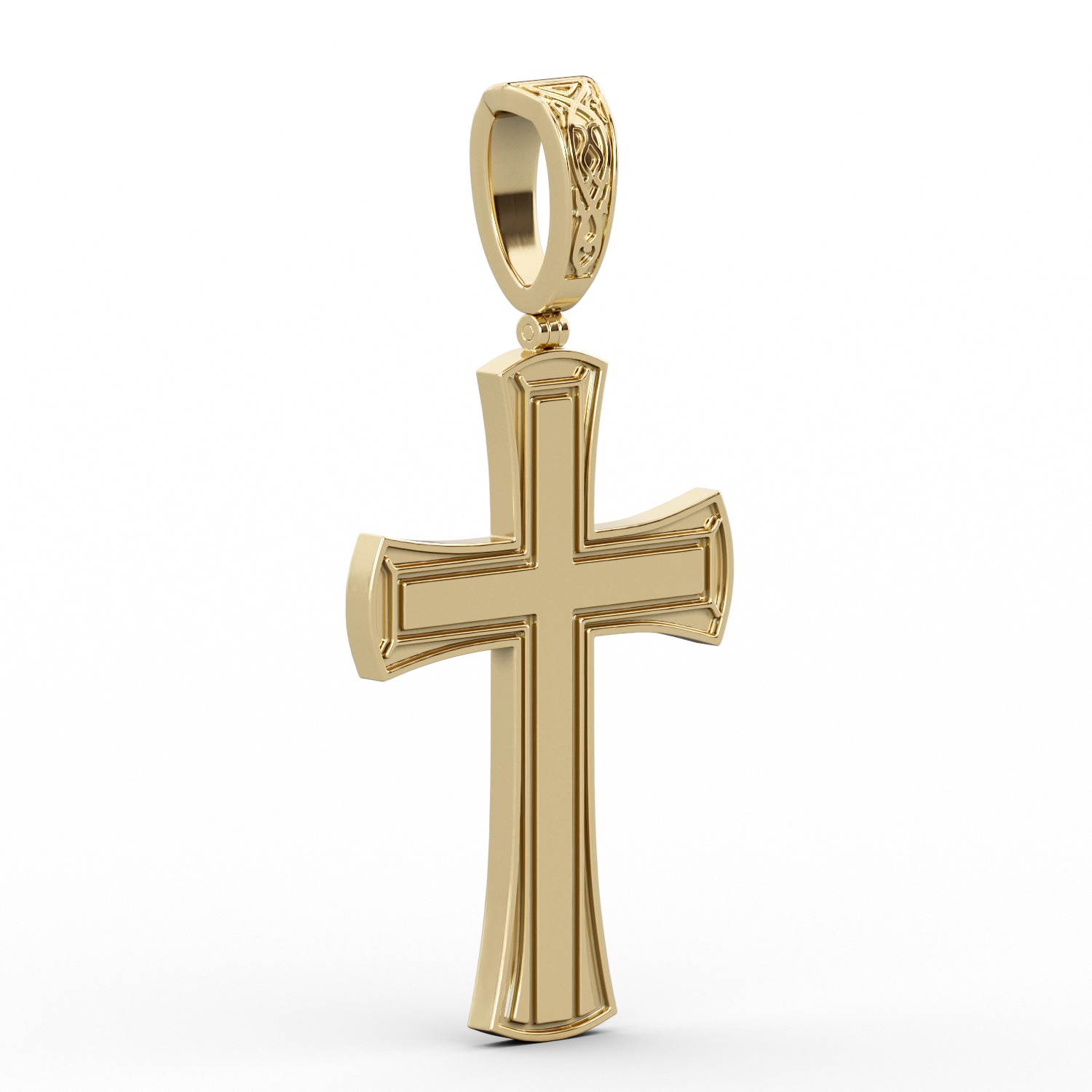 Church cross 3D print model_1