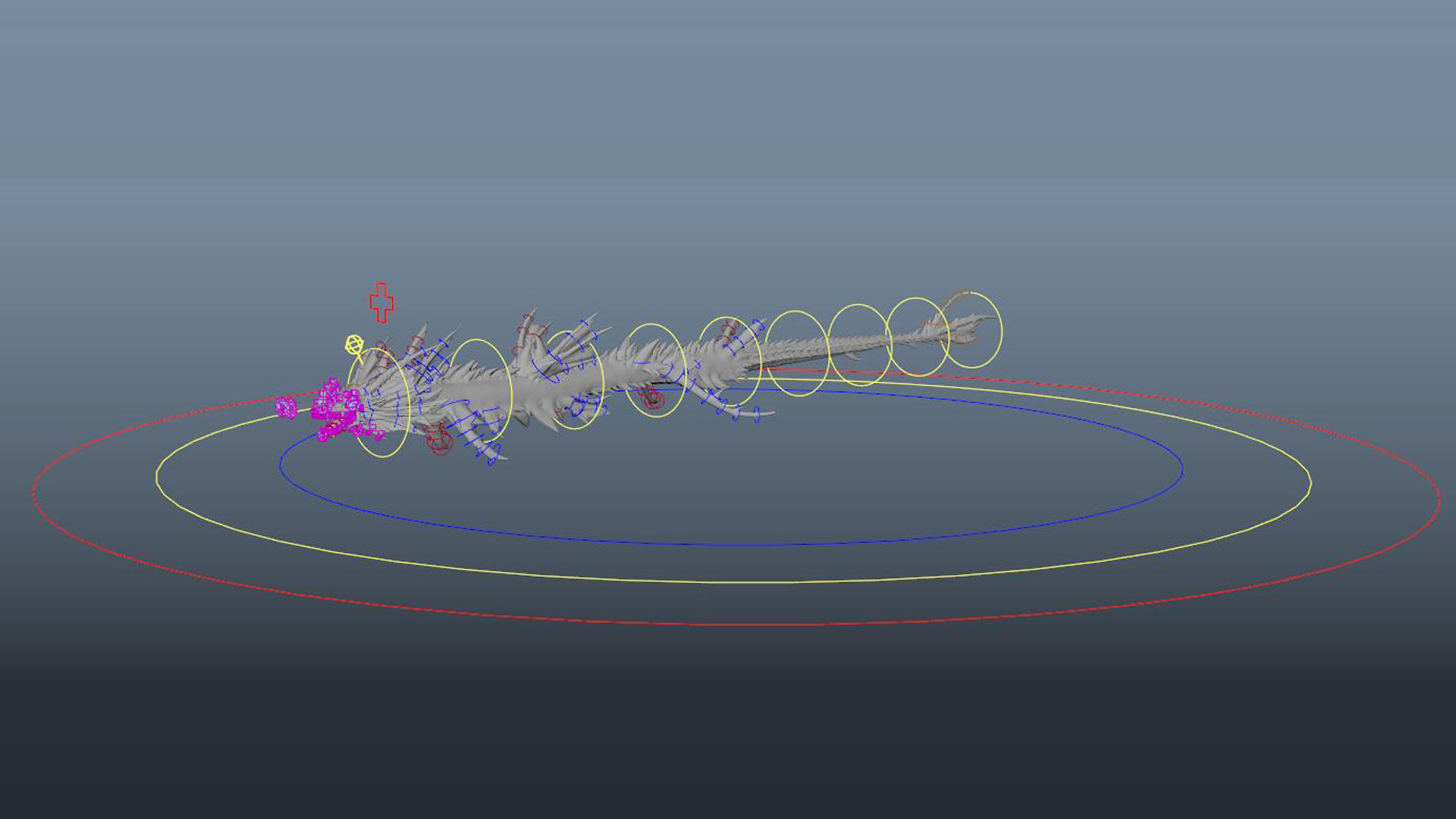 chinese dragon loong 3D model_6