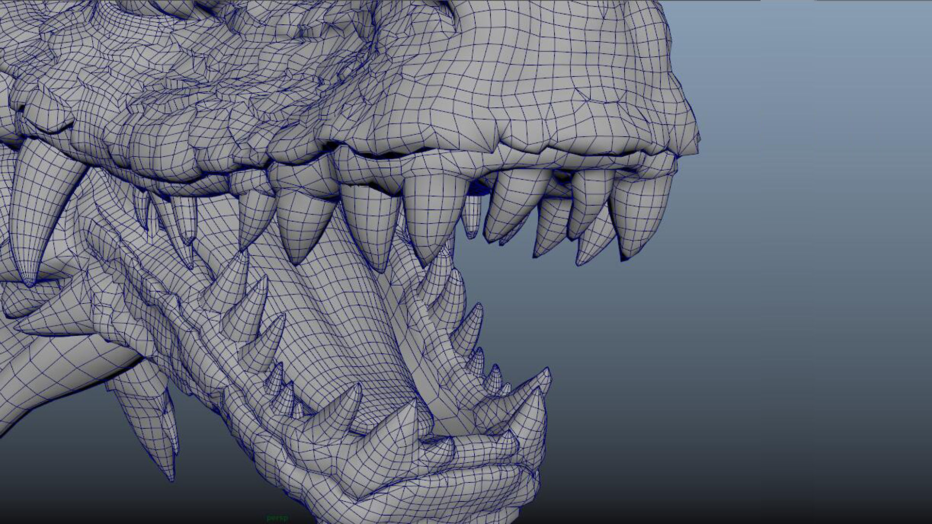 chinese dragon loong 3D model_12