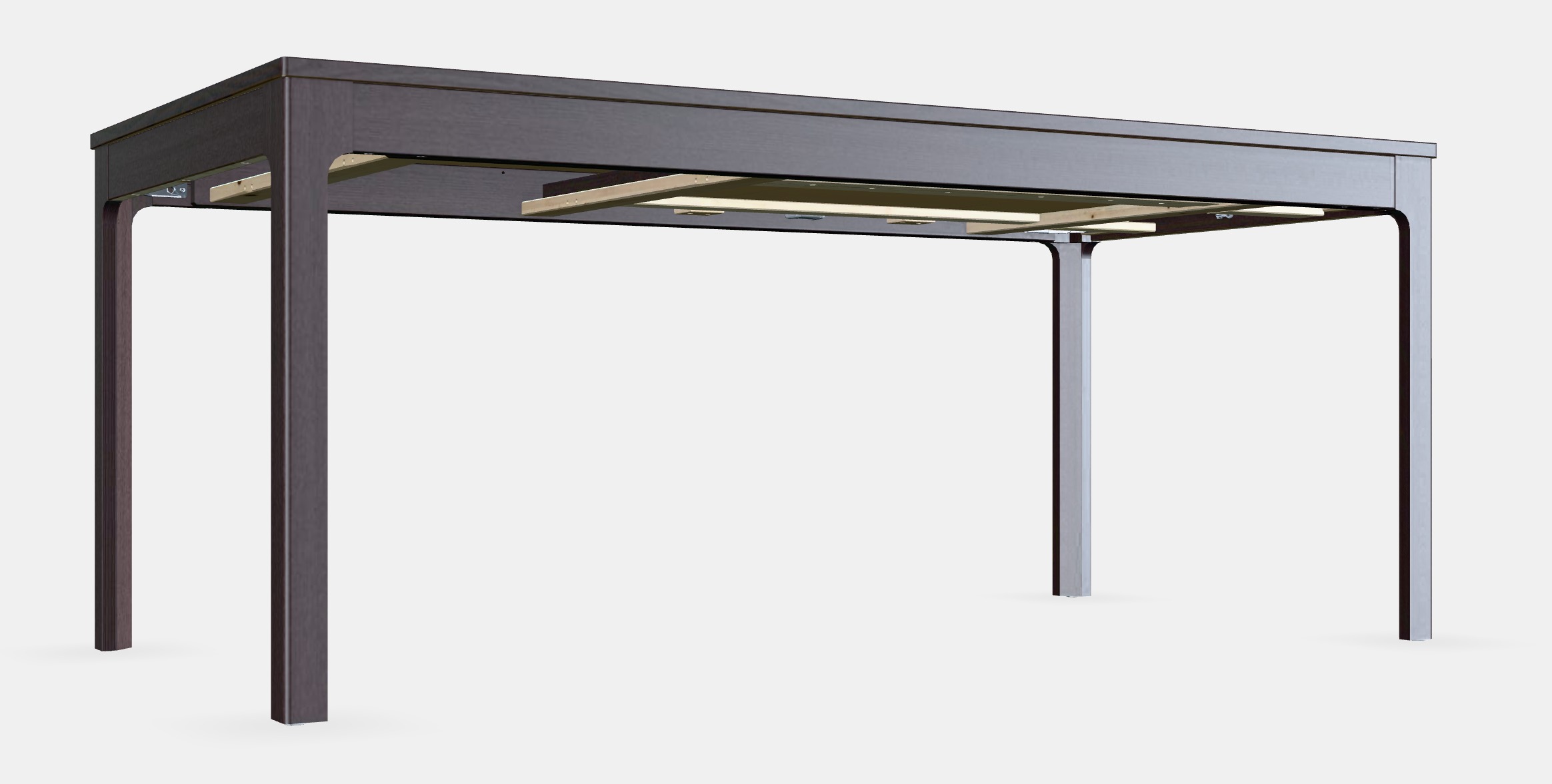 EKEDALEN Extendable table 3 1 Low-poly 3D model_6
