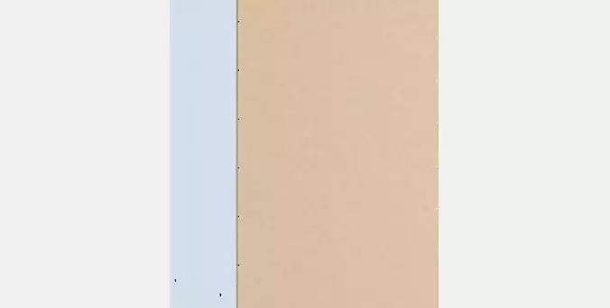 KLEPPSTAD Wardrobe with 2 doors