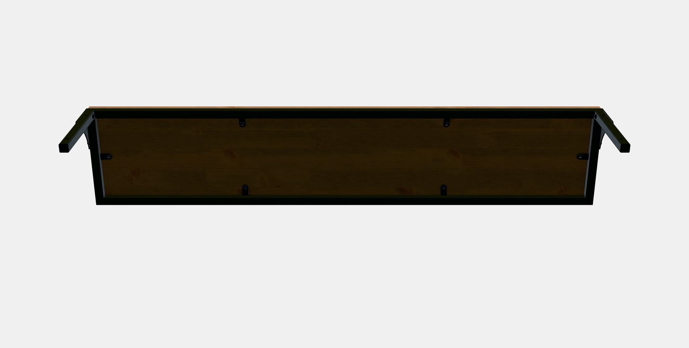 FJALLBO Wall shelf 1 Low-poly 3D model_7