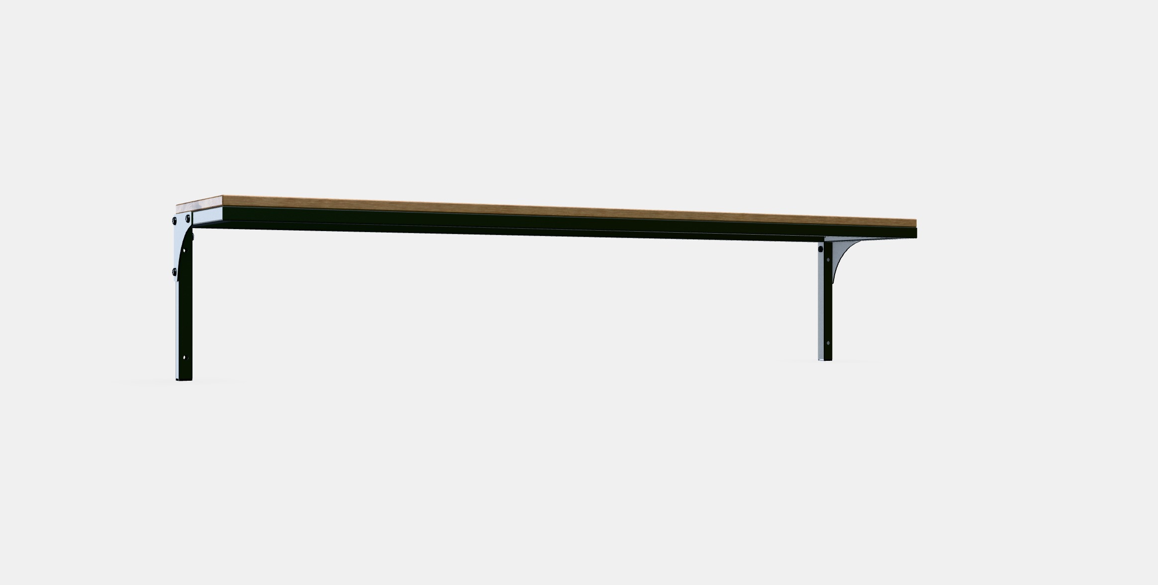 FJALLBO Wall shelf 1 Low-poly 3D model_9