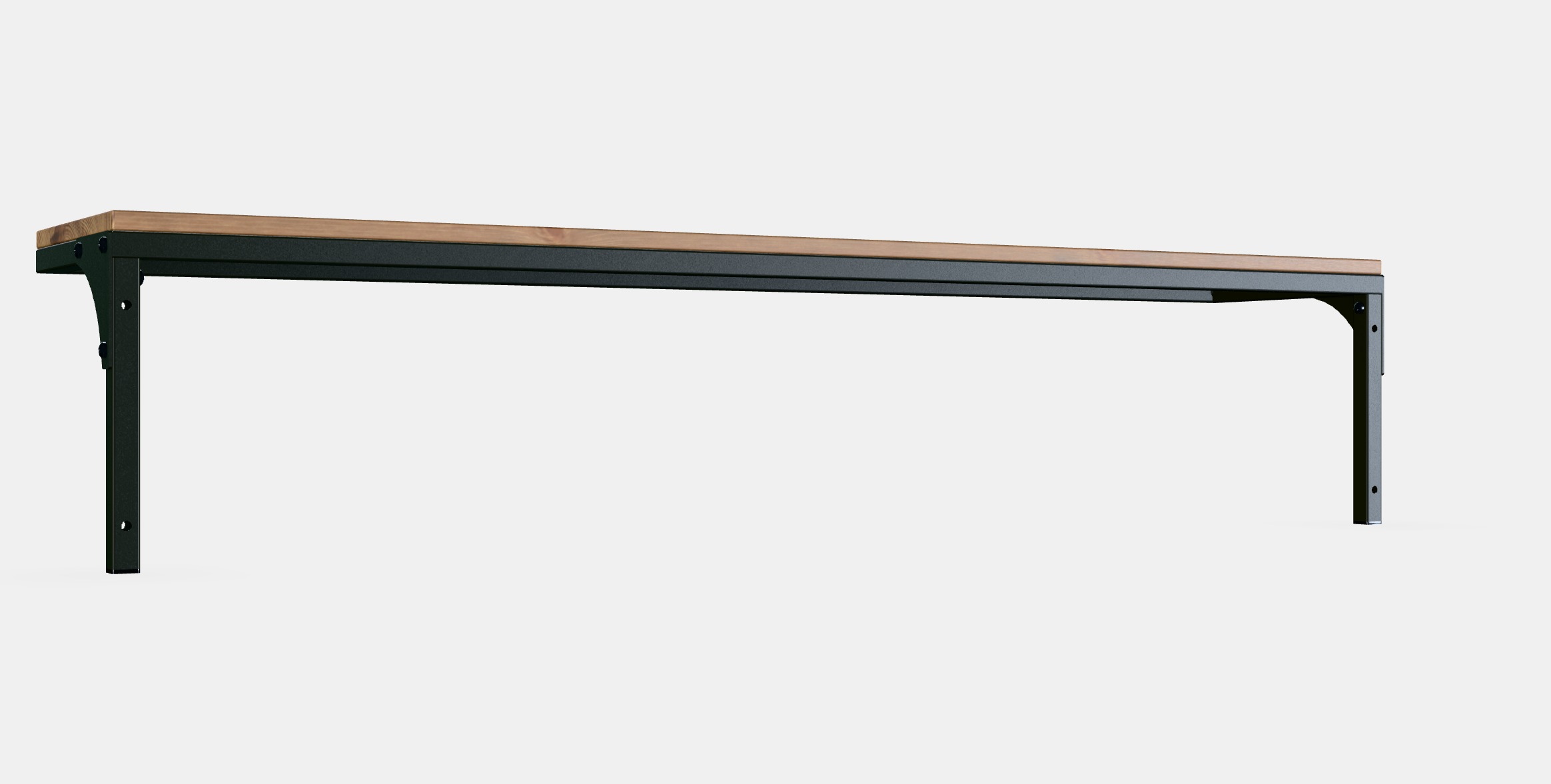 FJALLBO Wall shelf 1 Low-poly 3D model_4