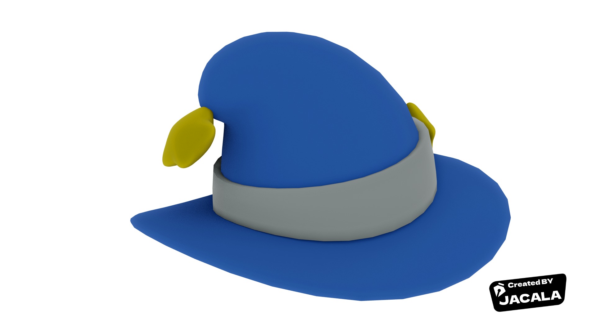 Magician Hat 3D model_2