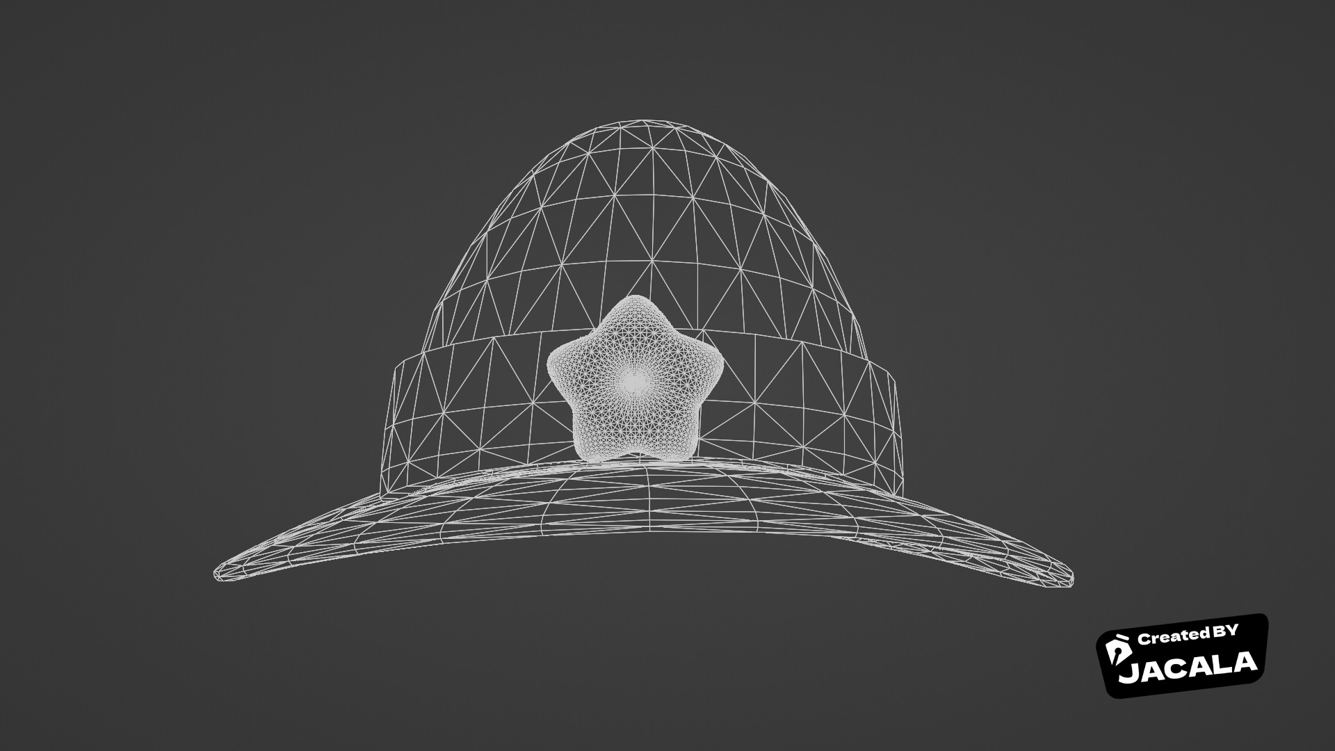 Magician Hat 3D model_6