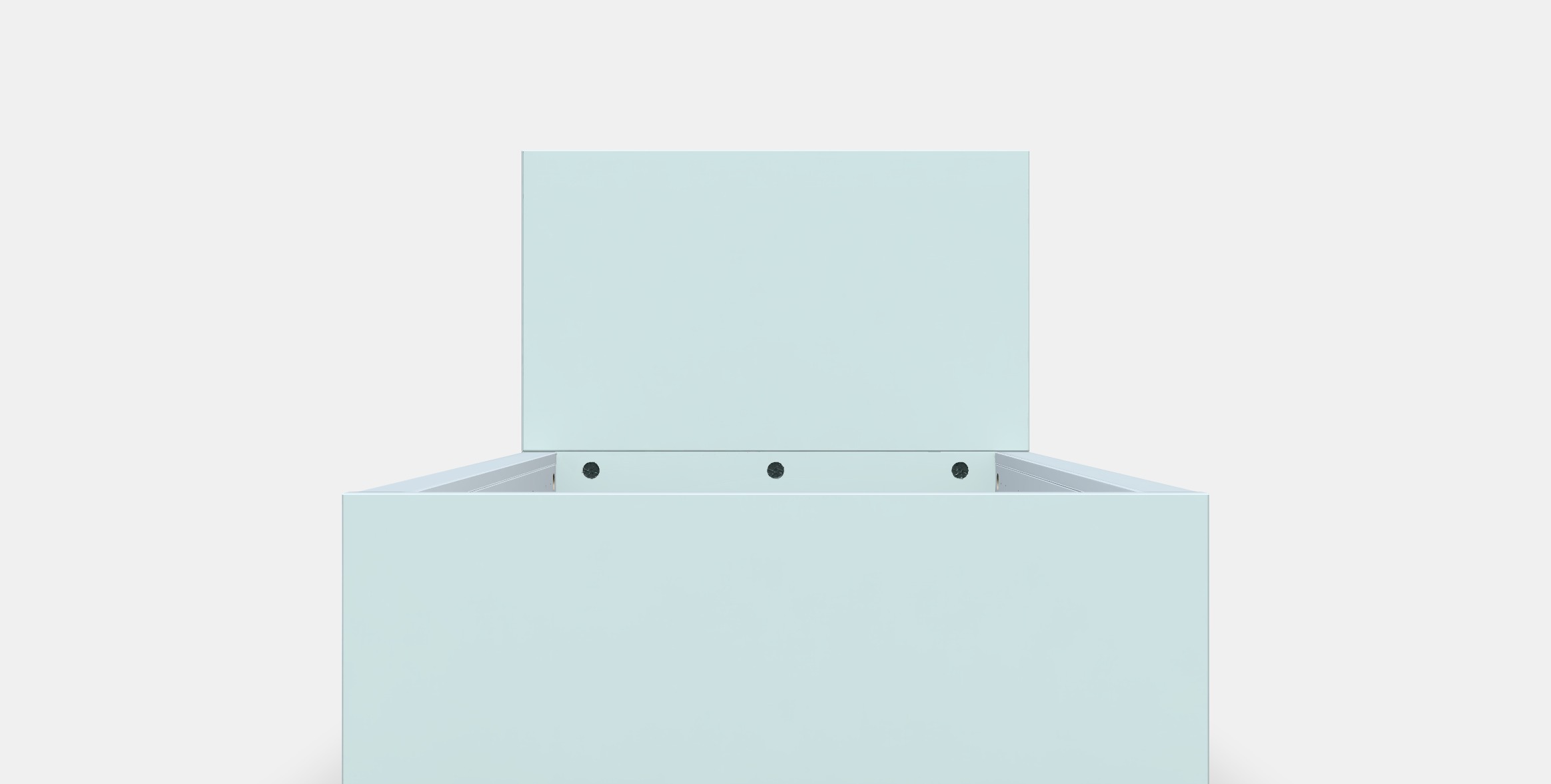 MALM Bed frame high 5 Low-poly 3D model_11