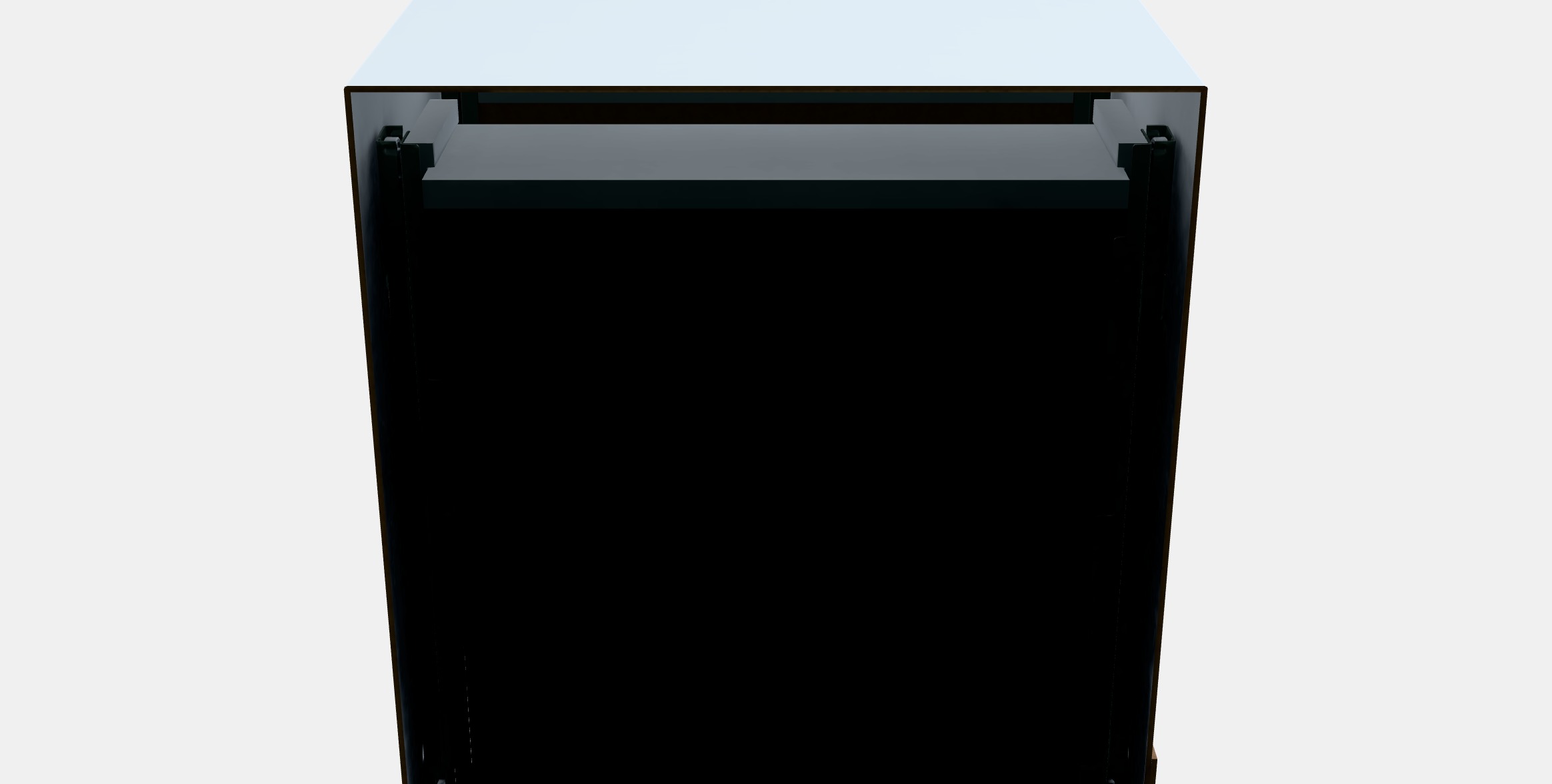 KALLAX Insert with 2 drawers Low-poly 3D model_8