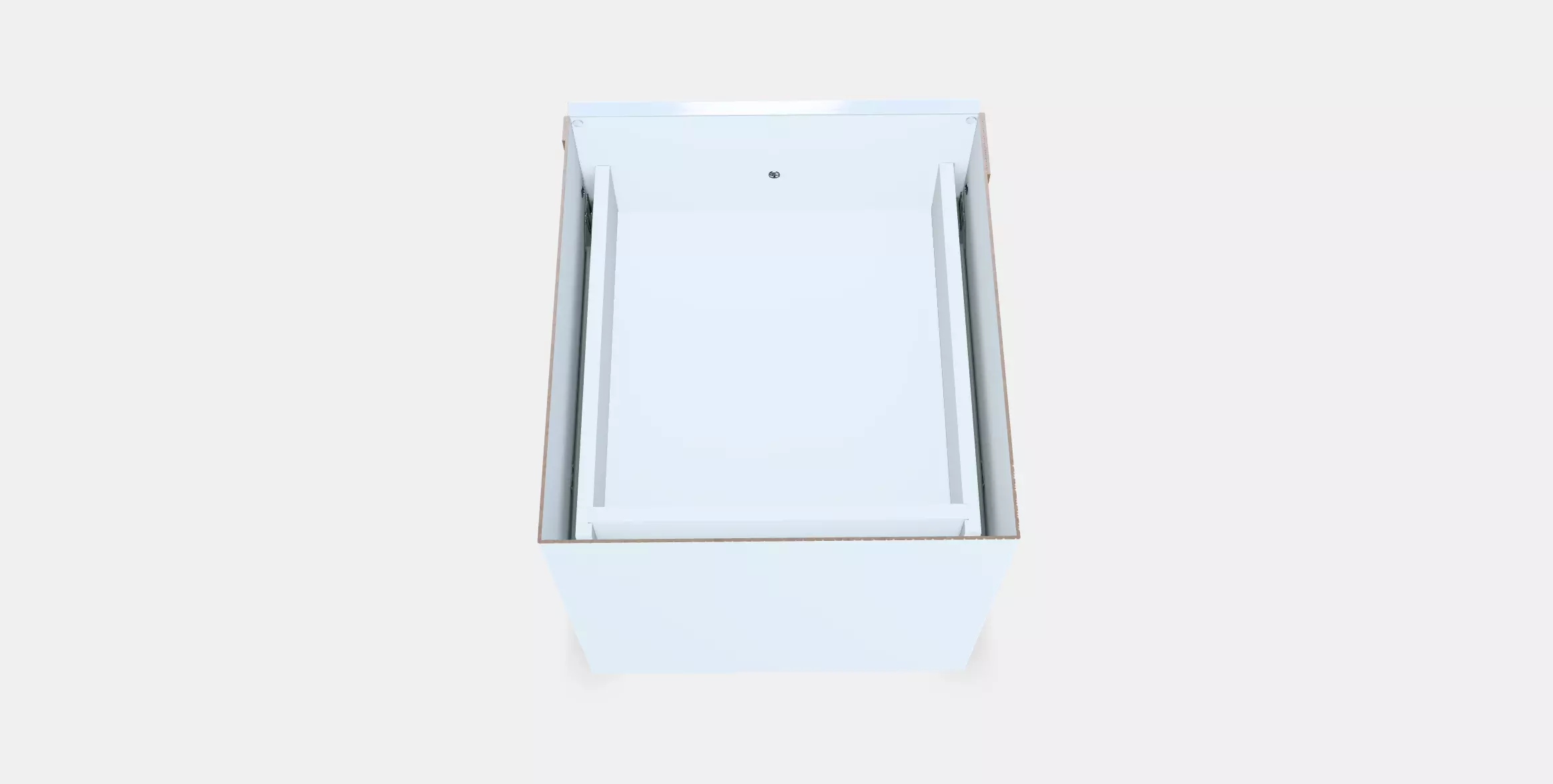 KALLAX Insert with 2 drawers Low-poly 3D model_0