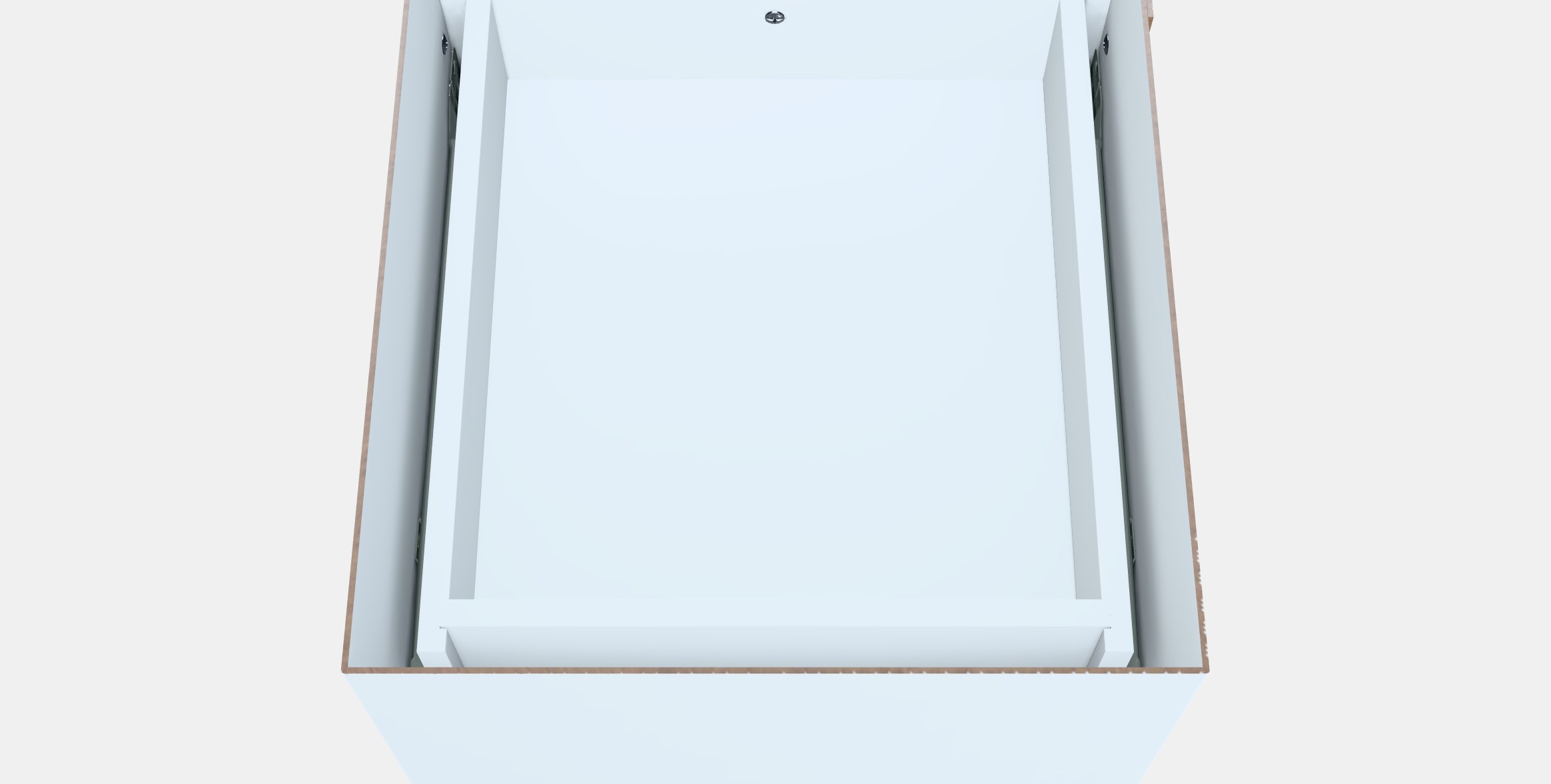 KALLAX Insert with 2 drawers Low-poly 3D model_3