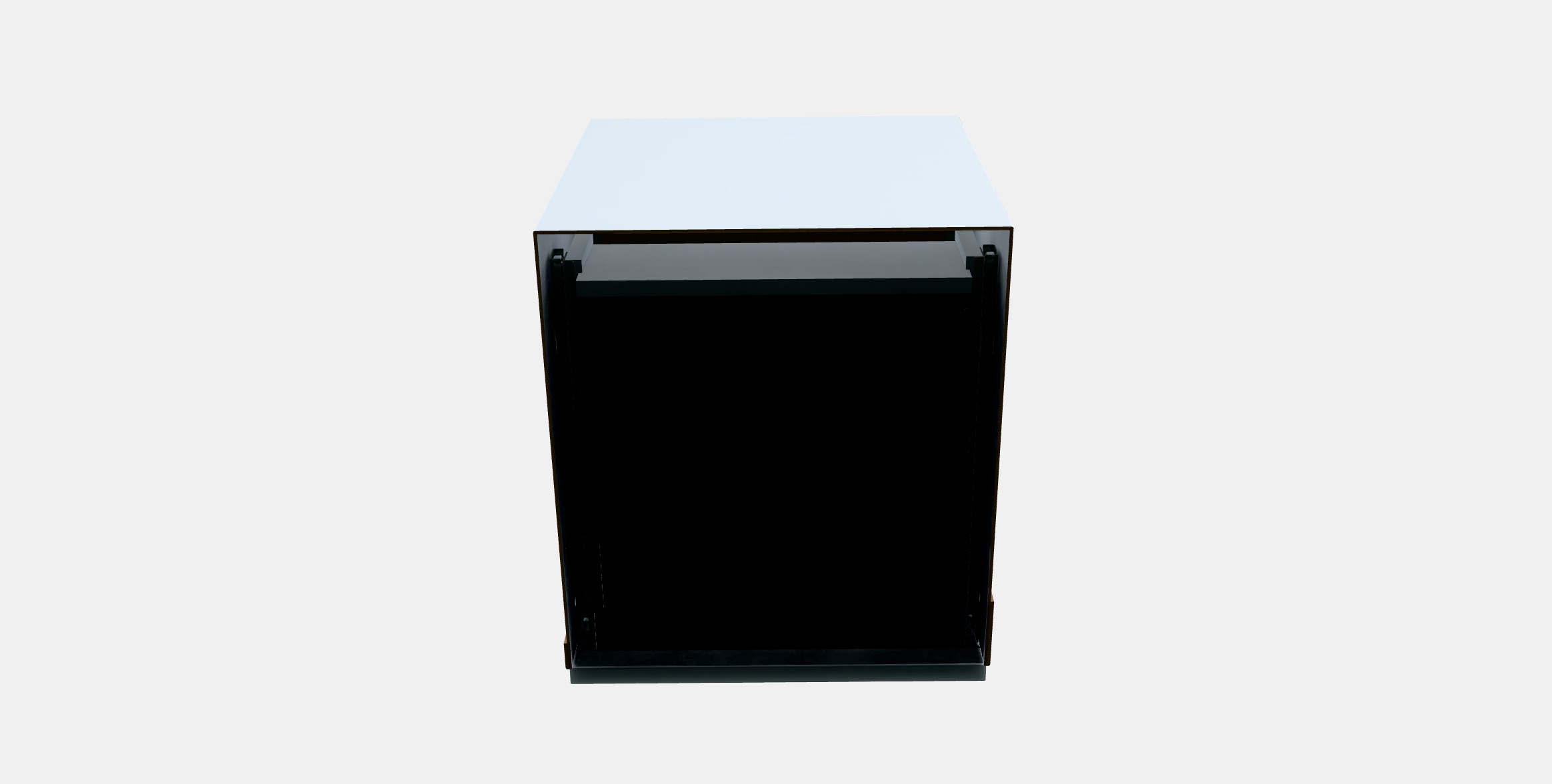 KALLAX Insert with 2 drawers Low-poly 3D model_7