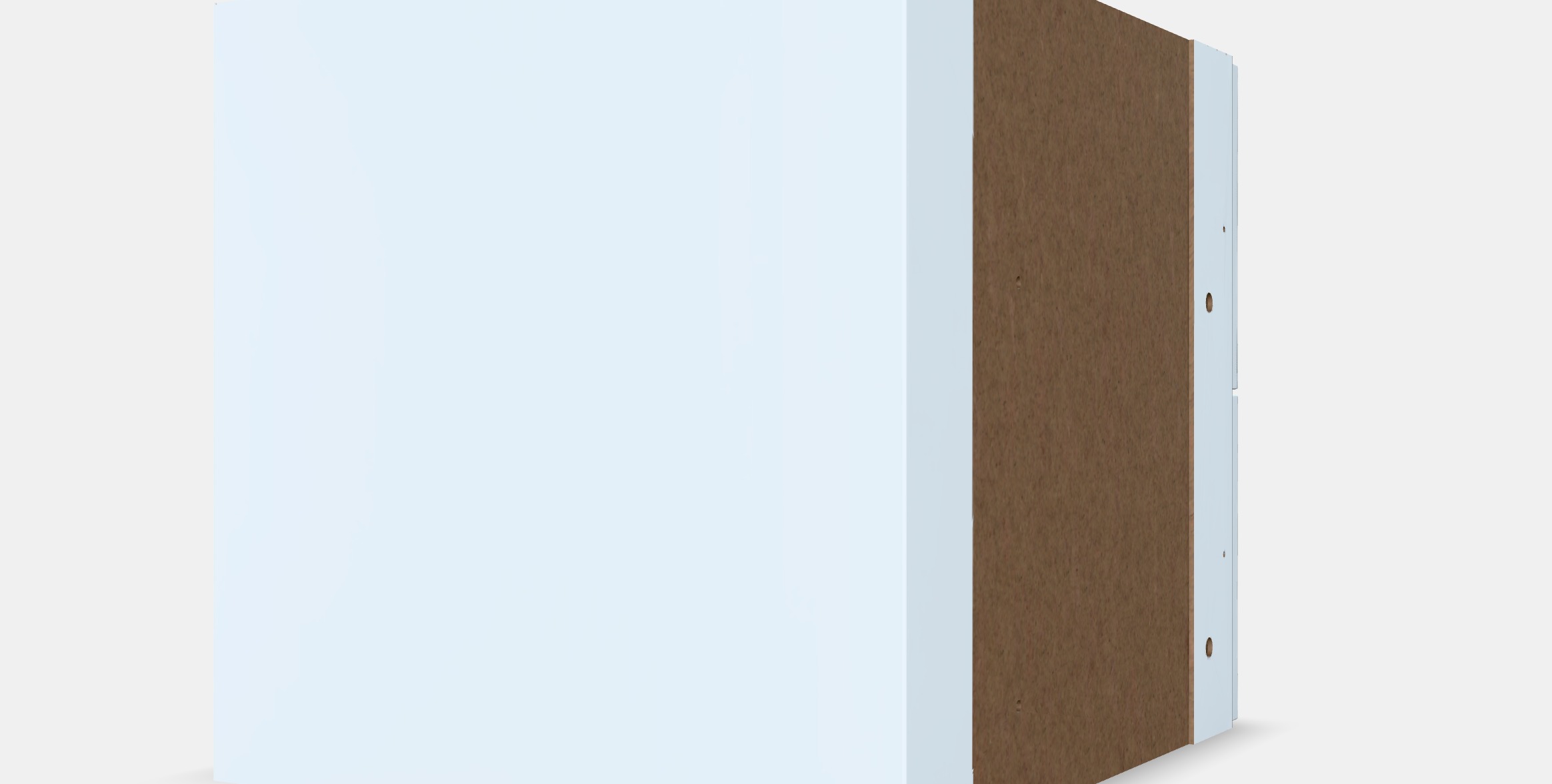 KALLAX Insert with 2 drawers Low-poly 3D model_5