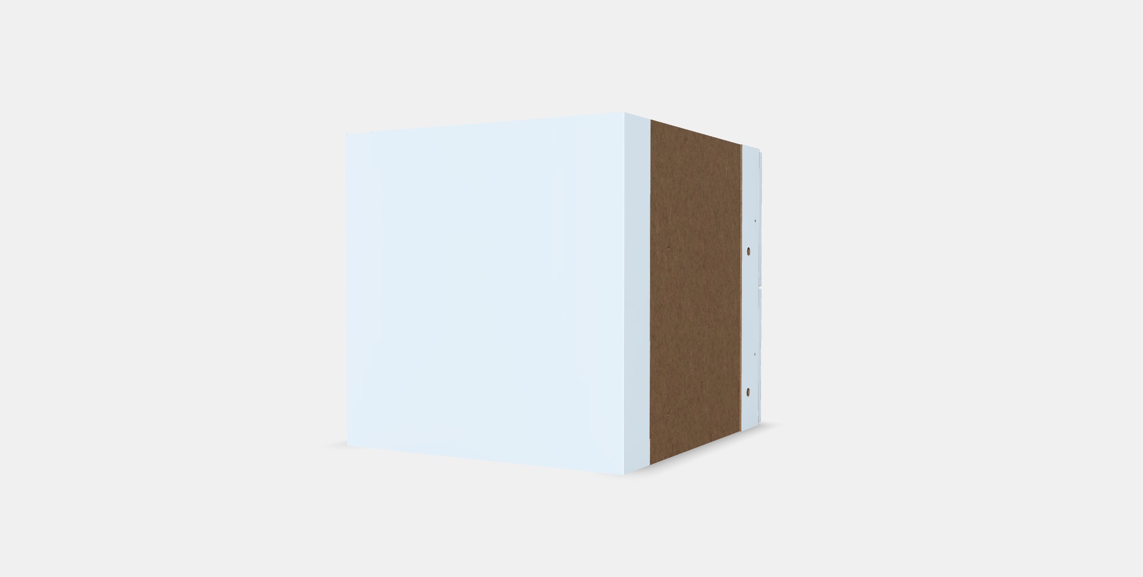 KALLAX Insert with 2 drawers Low-poly 3D model_4