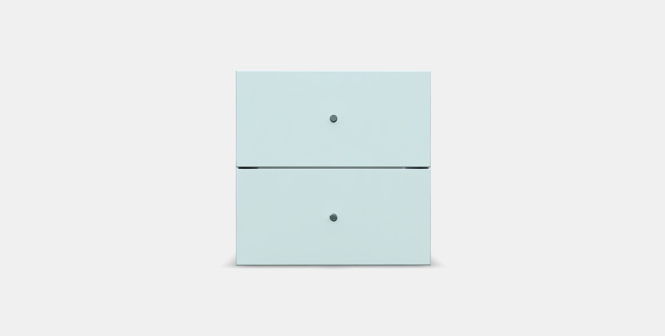 KALLAX Insert with 2 drawers Low-poly 3D model_10