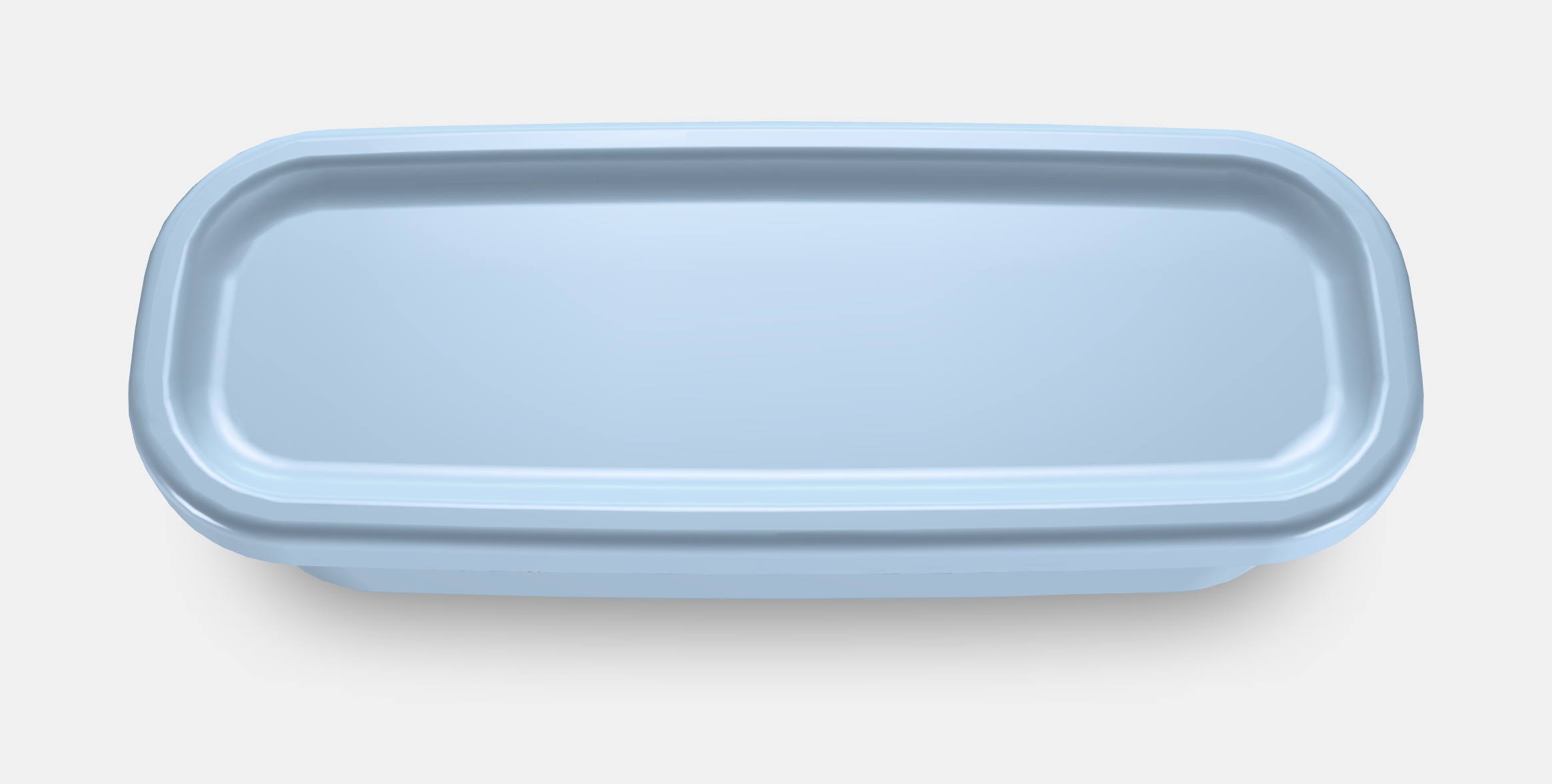 RYKTA Storage box with lid 2 Low-poly 3D model_4