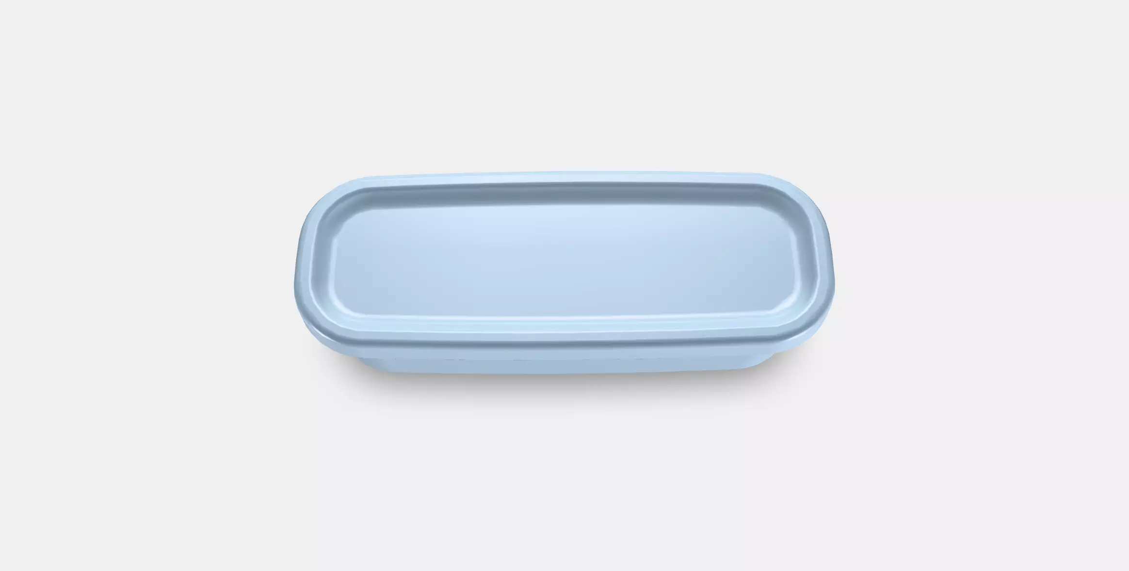 RYKTA Storage box with lid 2 Low-poly 3D model_0