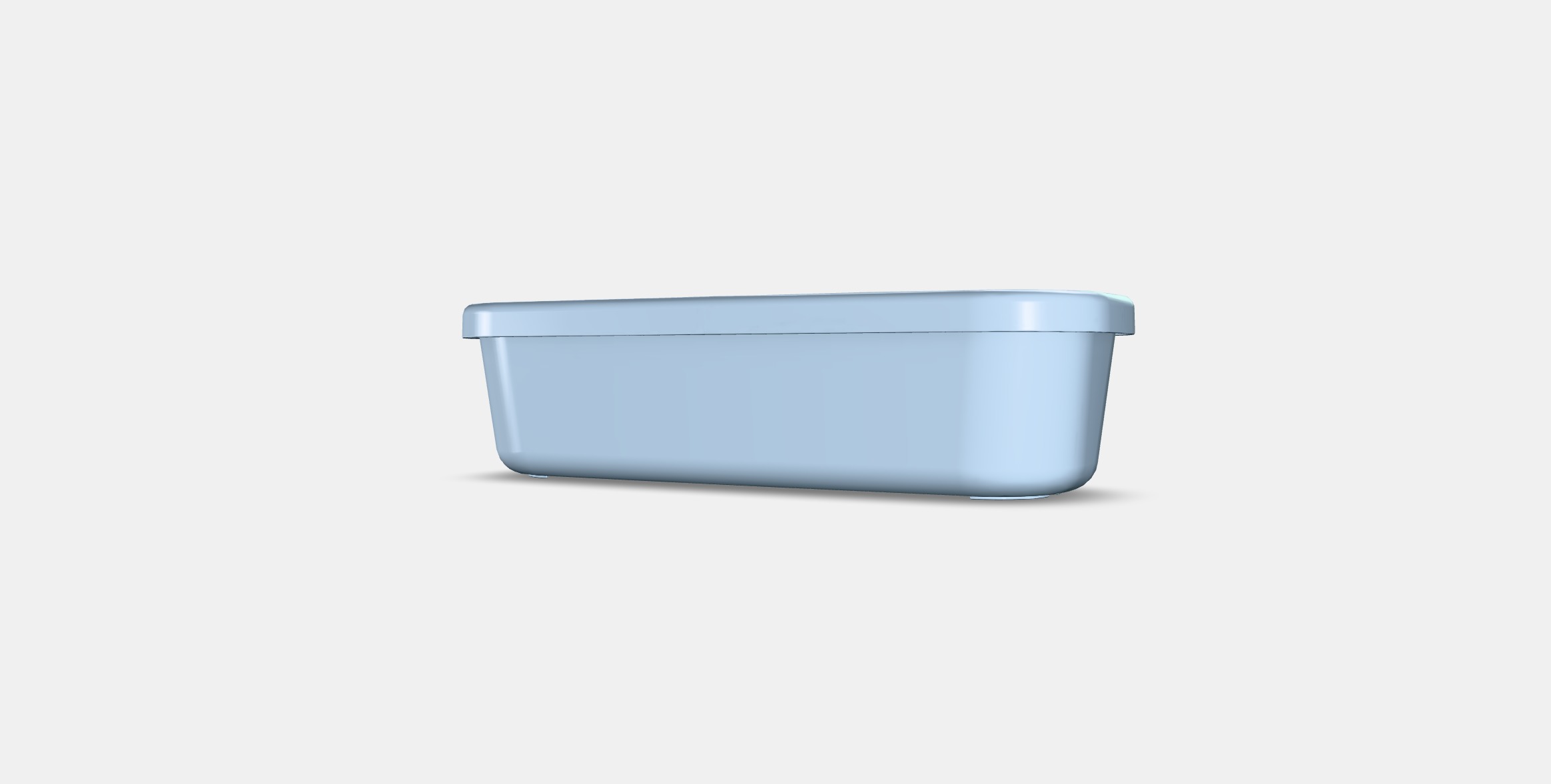 RYKTA Storage box with lid 2 Low-poly 3D model_5