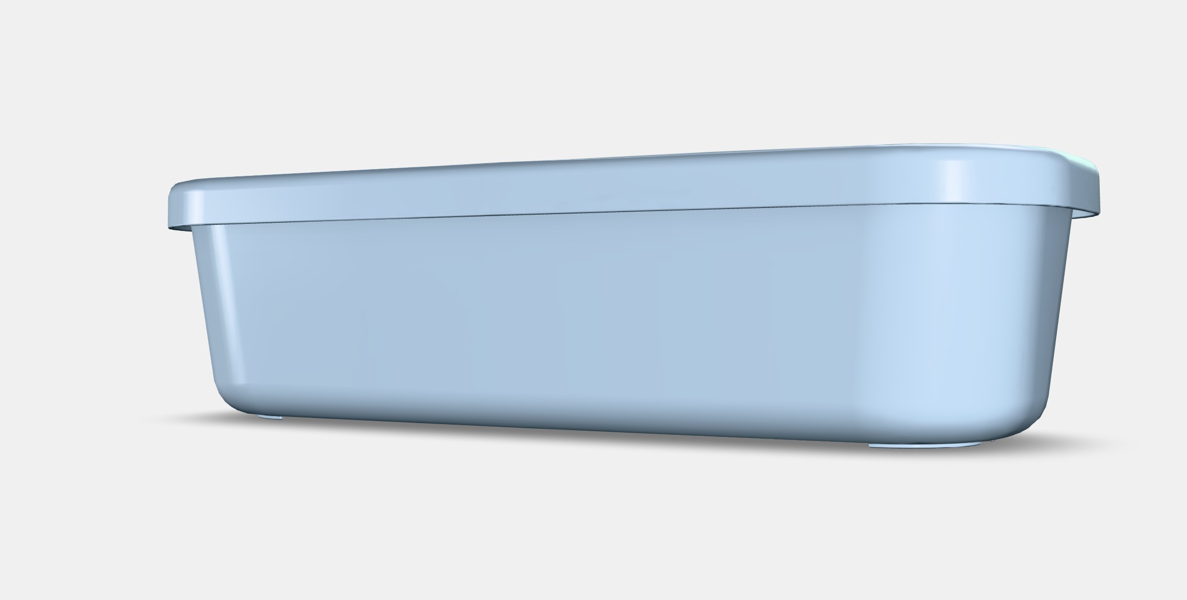 RYKTA Storage box with lid 2 Low-poly 3D model_6