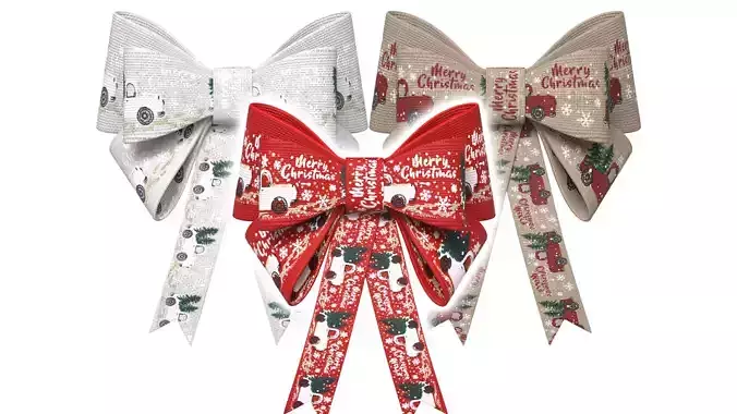 Christmas Bow Ribbon Collection 